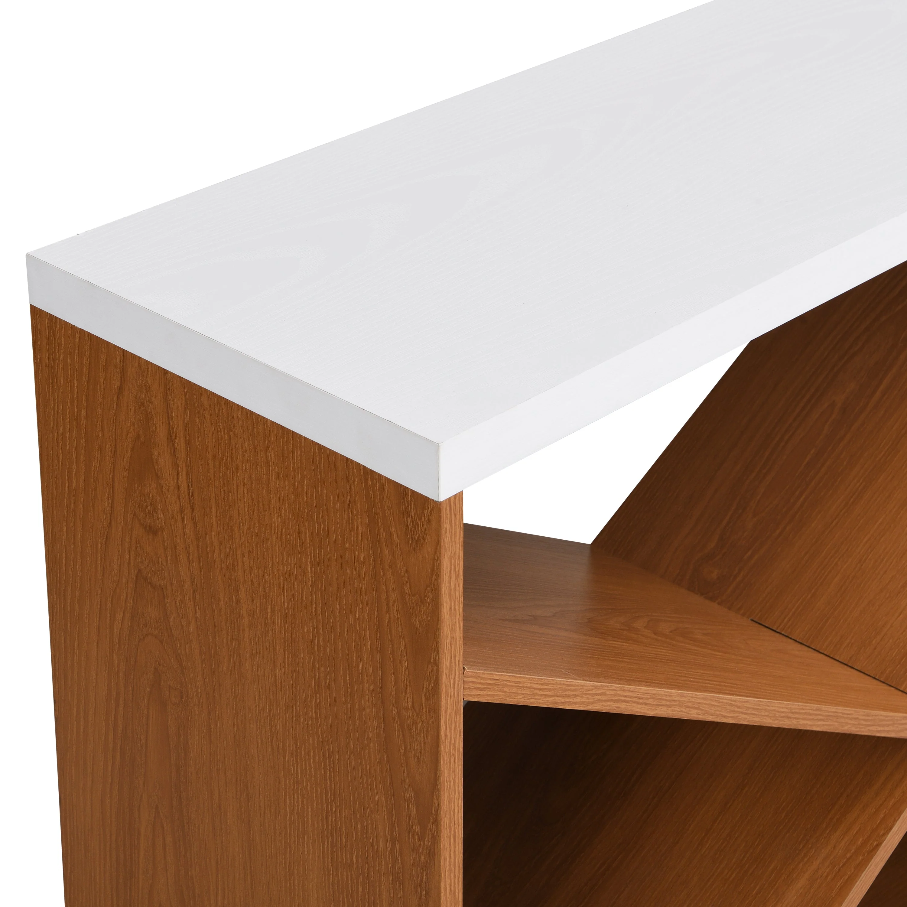 70.87 Inch Farmhouse Console Table in White - Image 11
