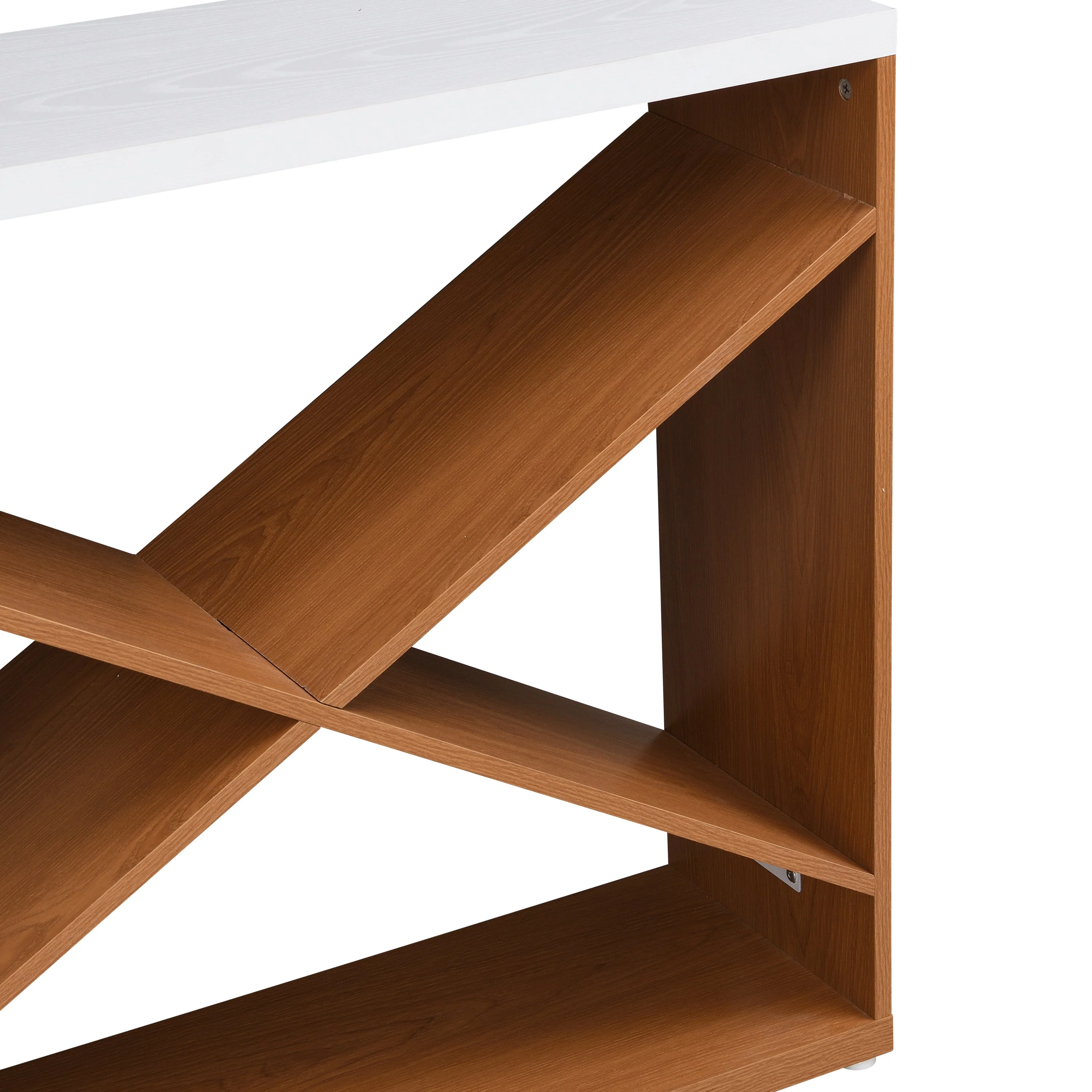 70.87 Inch Farmhouse Console Table in White - Image 14