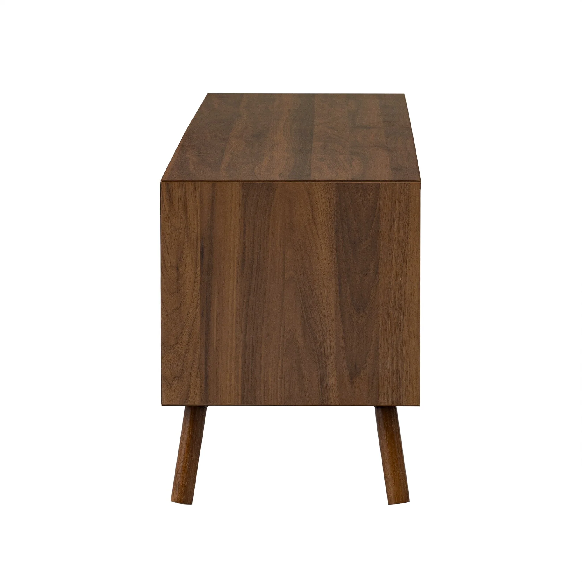 70inch Modern TV Stand for TVs up to 80 Inches with Walnut Legs - Image 16