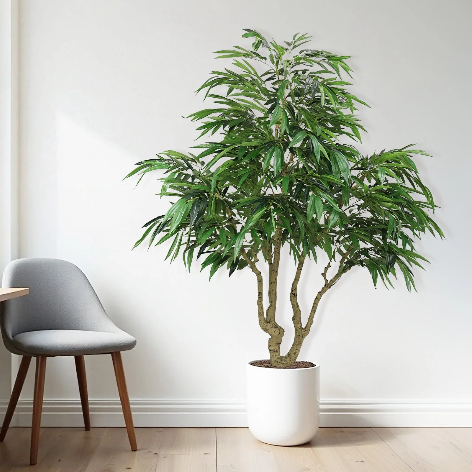 7FT Artificial Willow Tree Indoor Faux Greenery Plant - Image 10