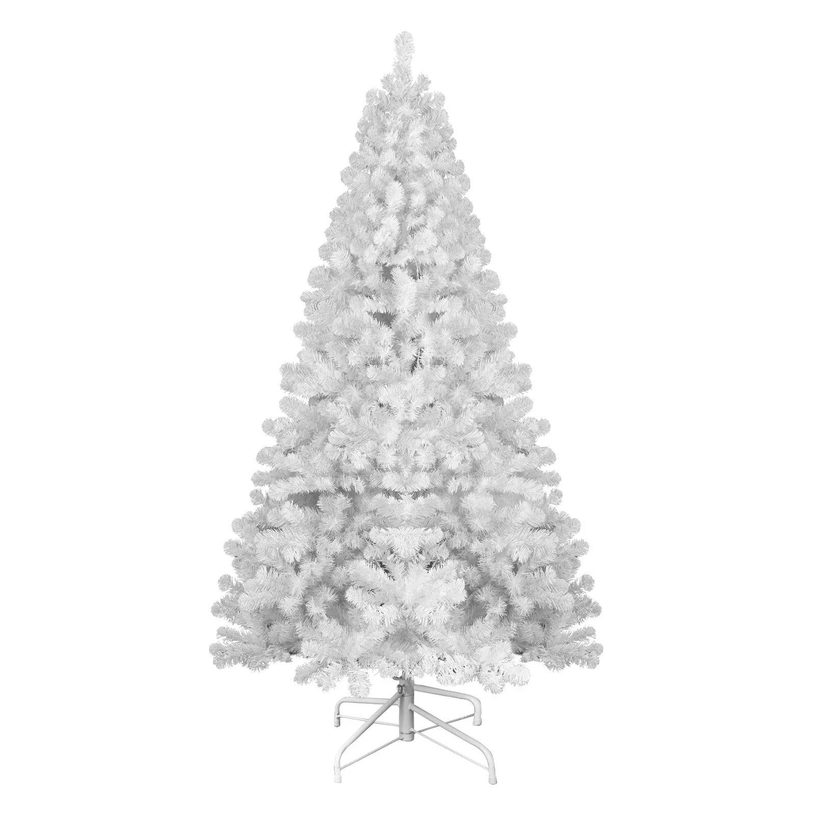 7ft White Christmas Tree with Memory Wire and 1064 Tips - Image 6