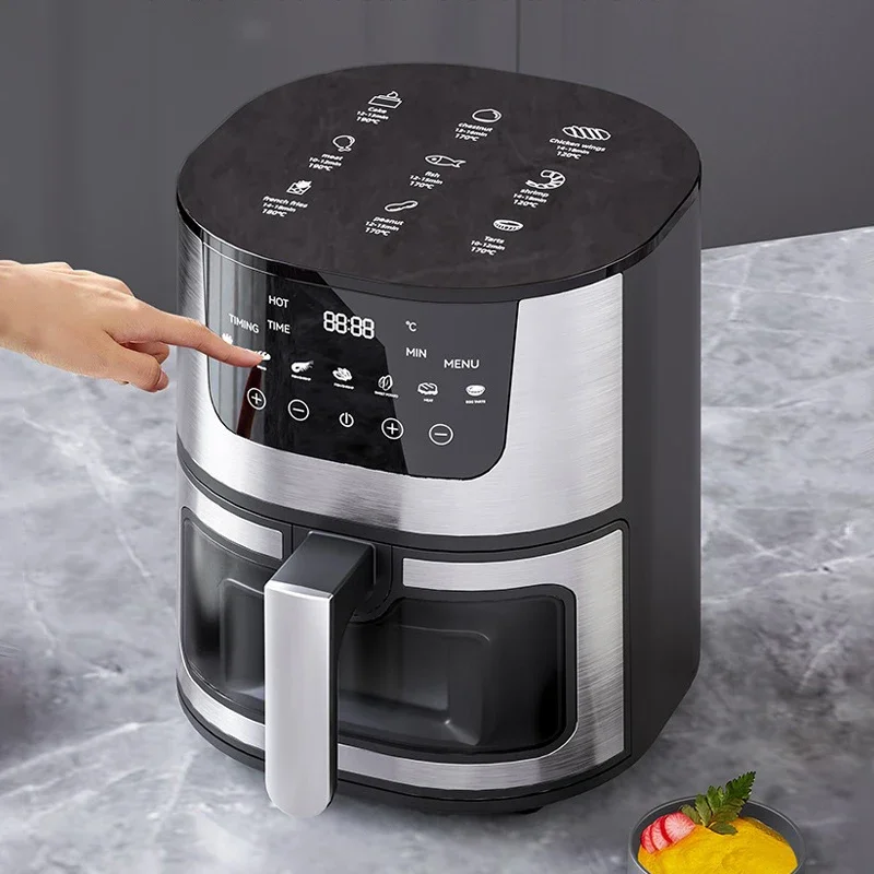 7L Smart Air Fryer Oven Oil Free 1400W Touch Control with Viewing Window - Image 4