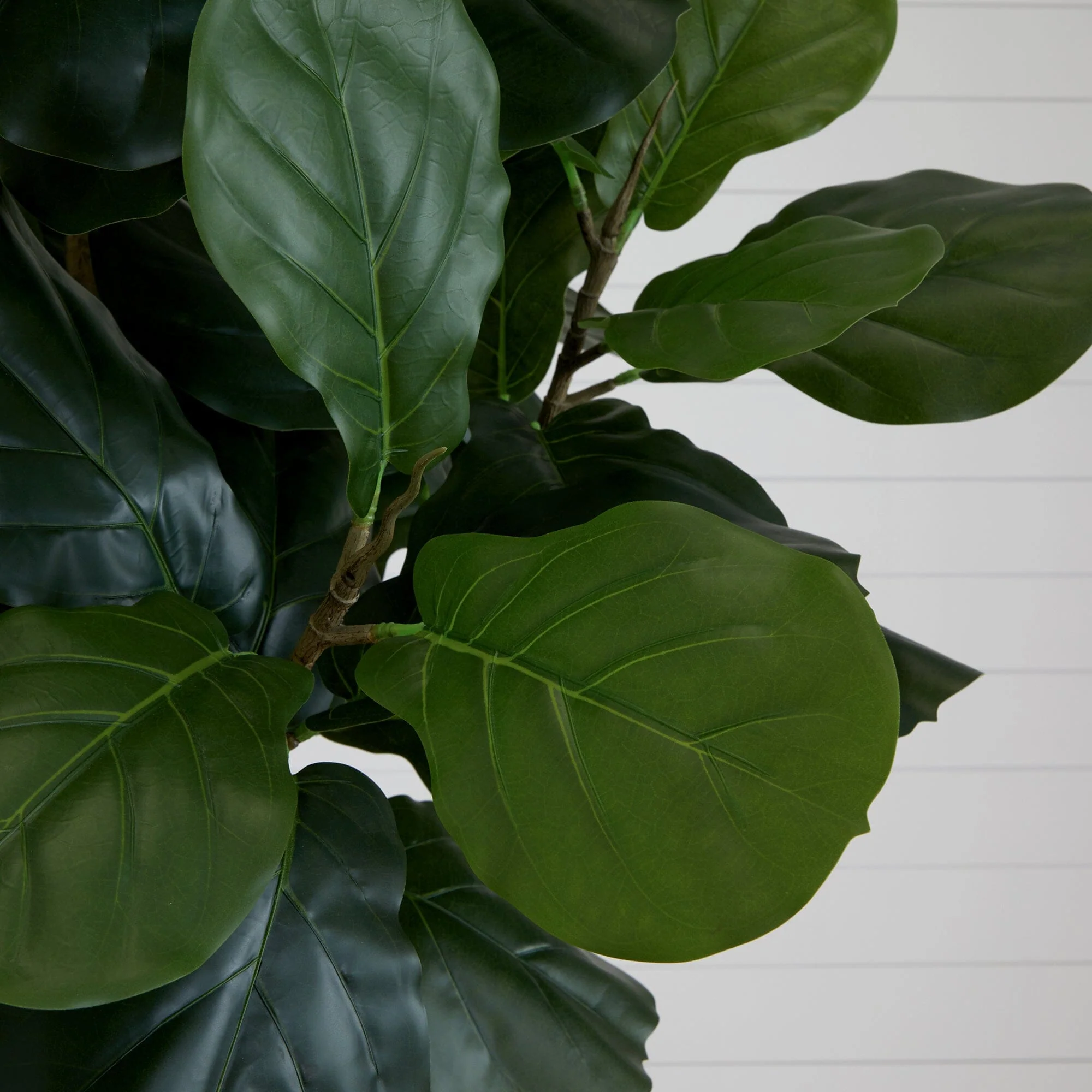 8’ Artificial Fiddle Leaf Fig Tree - Image 2