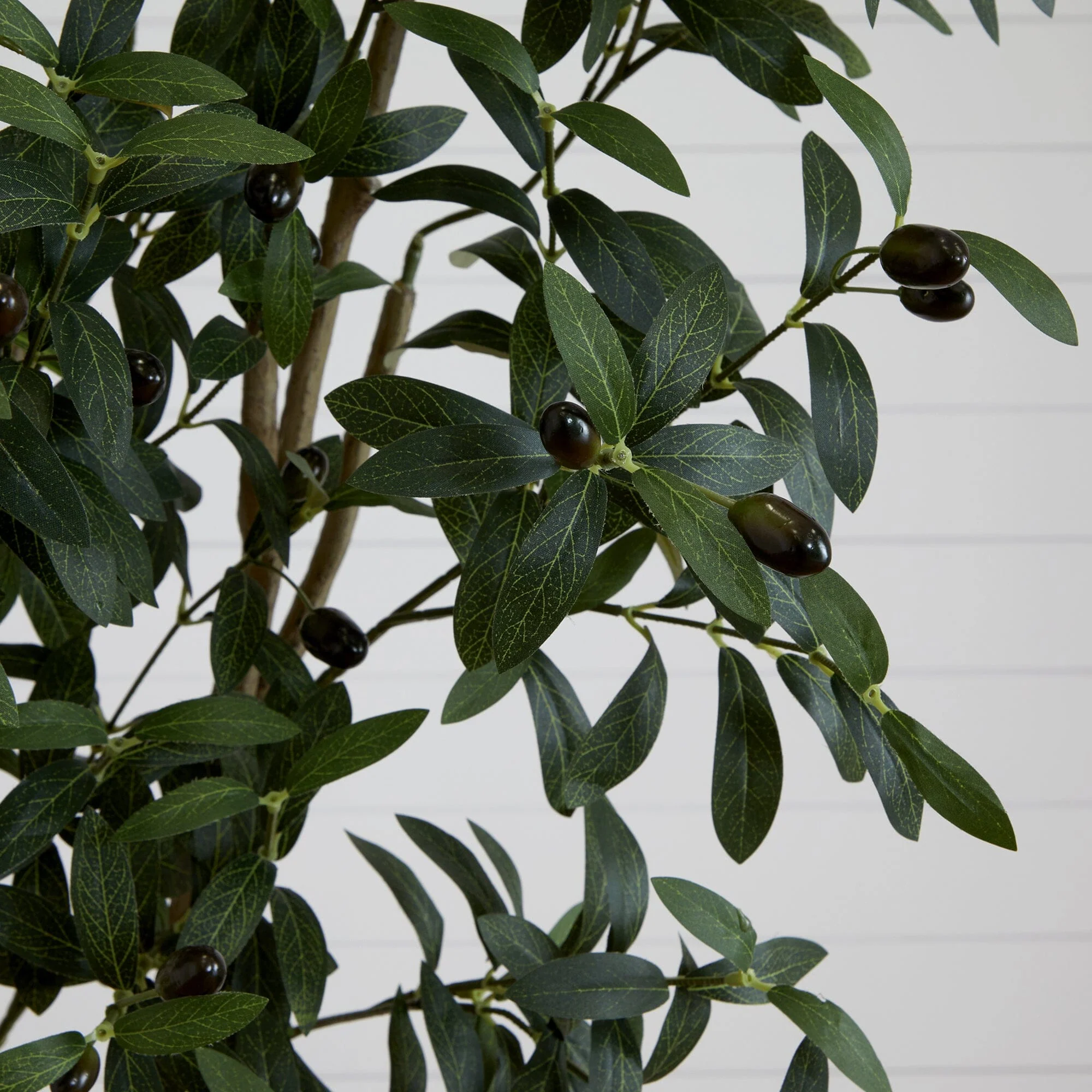 8’ Artificial Olive Tree - Image 2