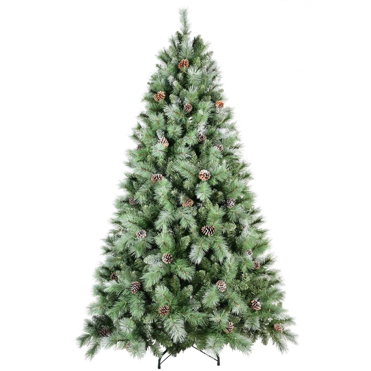 8 Ft The Full-Bodied Pre-Decorated Pinecone Christmas Tree - Image 16
