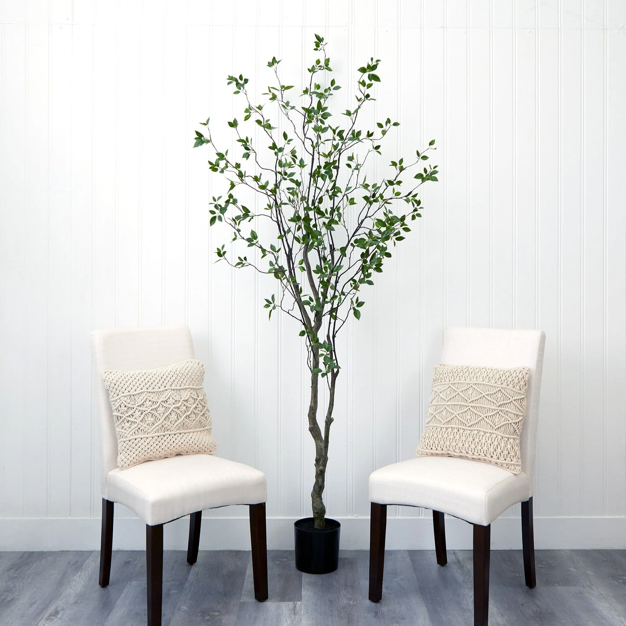 8' Minimalist Citrus Artificial Tree - Image 3