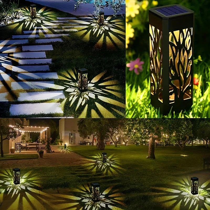 8-Pack Solar Pathway Lights – Motion Sensor, IPX5 Waterproof, Warm/Yellow LED - Image 6