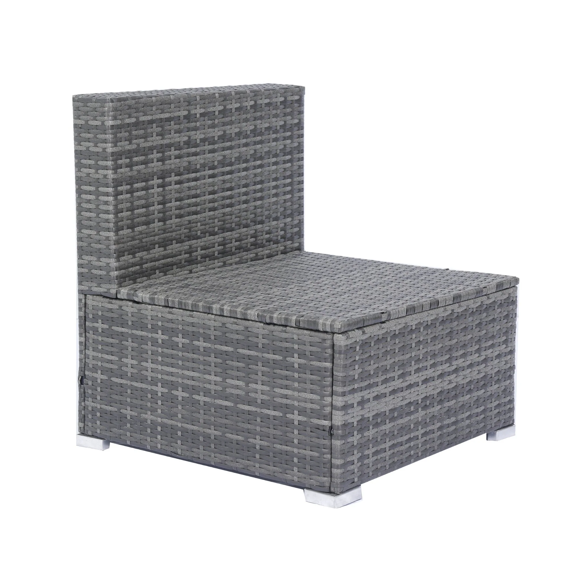 8 Piece Patio Sectional Wicker Rattan Outdoor Sofa Set with Storage Box - Image 10