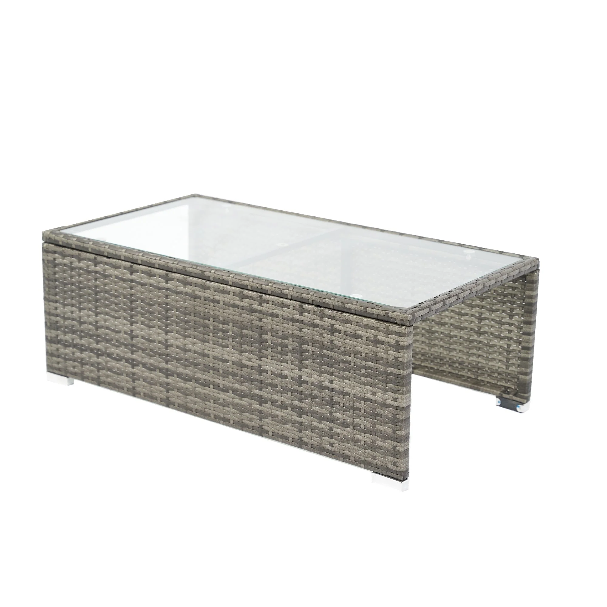 8 Piece Patio Sectional Wicker Rattan Outdoor Sofa Set with Storage Box - Image 14