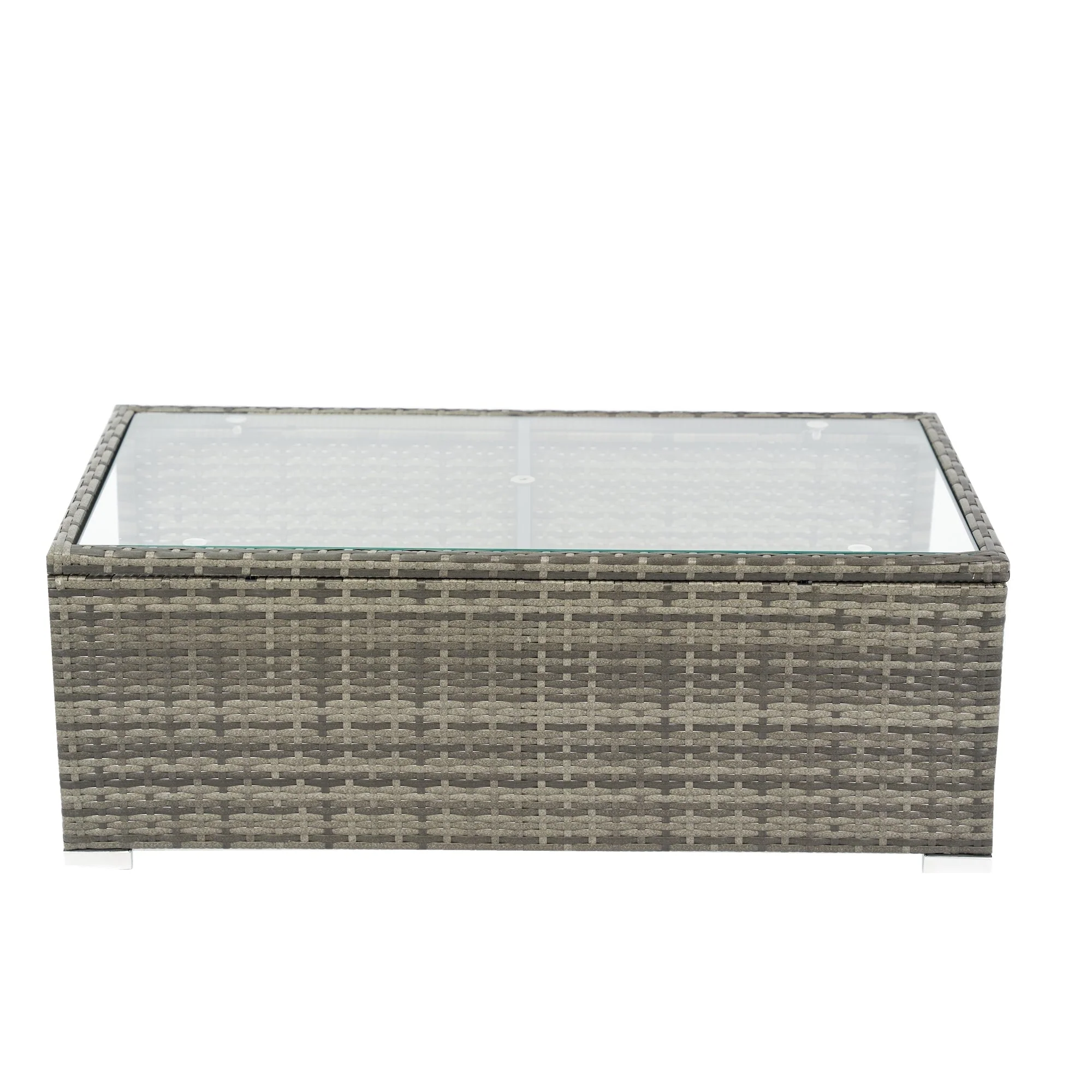 8 Piece Patio Sectional Wicker Rattan Outdoor Sofa Set with Storage Box - Image 15