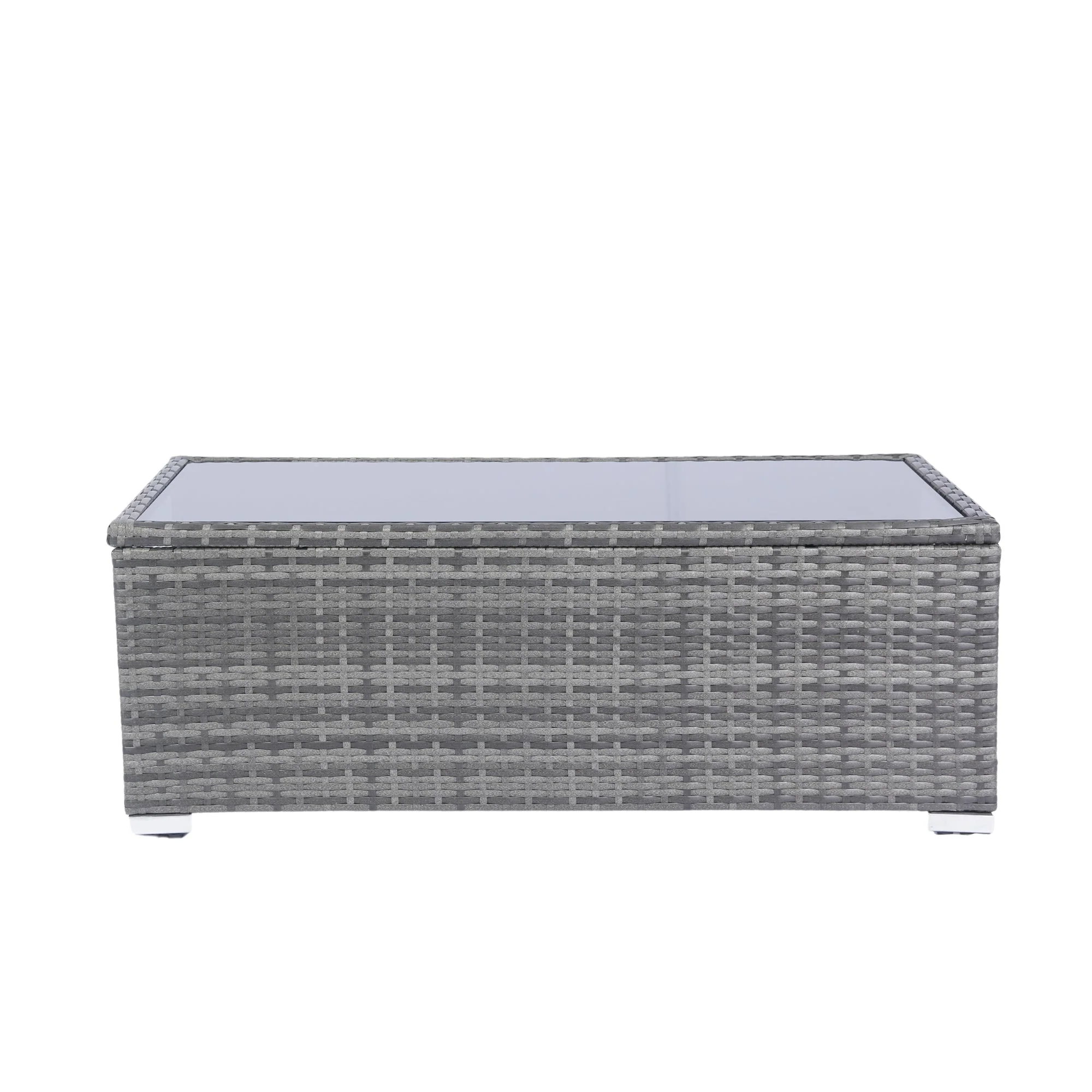 8 Piece Patio Sectional Wicker Rattan Outdoor Sofa Set with Storage Box - Image 30