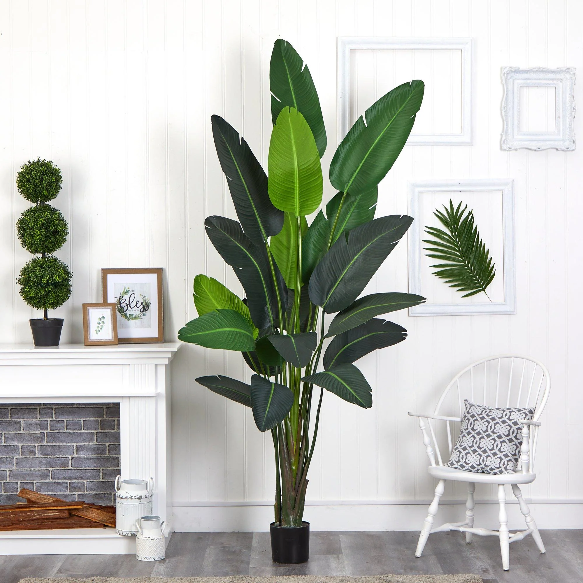 8’ Traveler's Palm Artificial tree - Image 6
