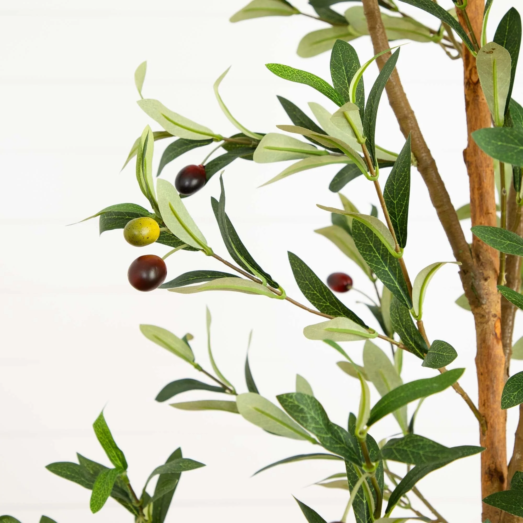 82” Artificial Olive Tree - Image 2
