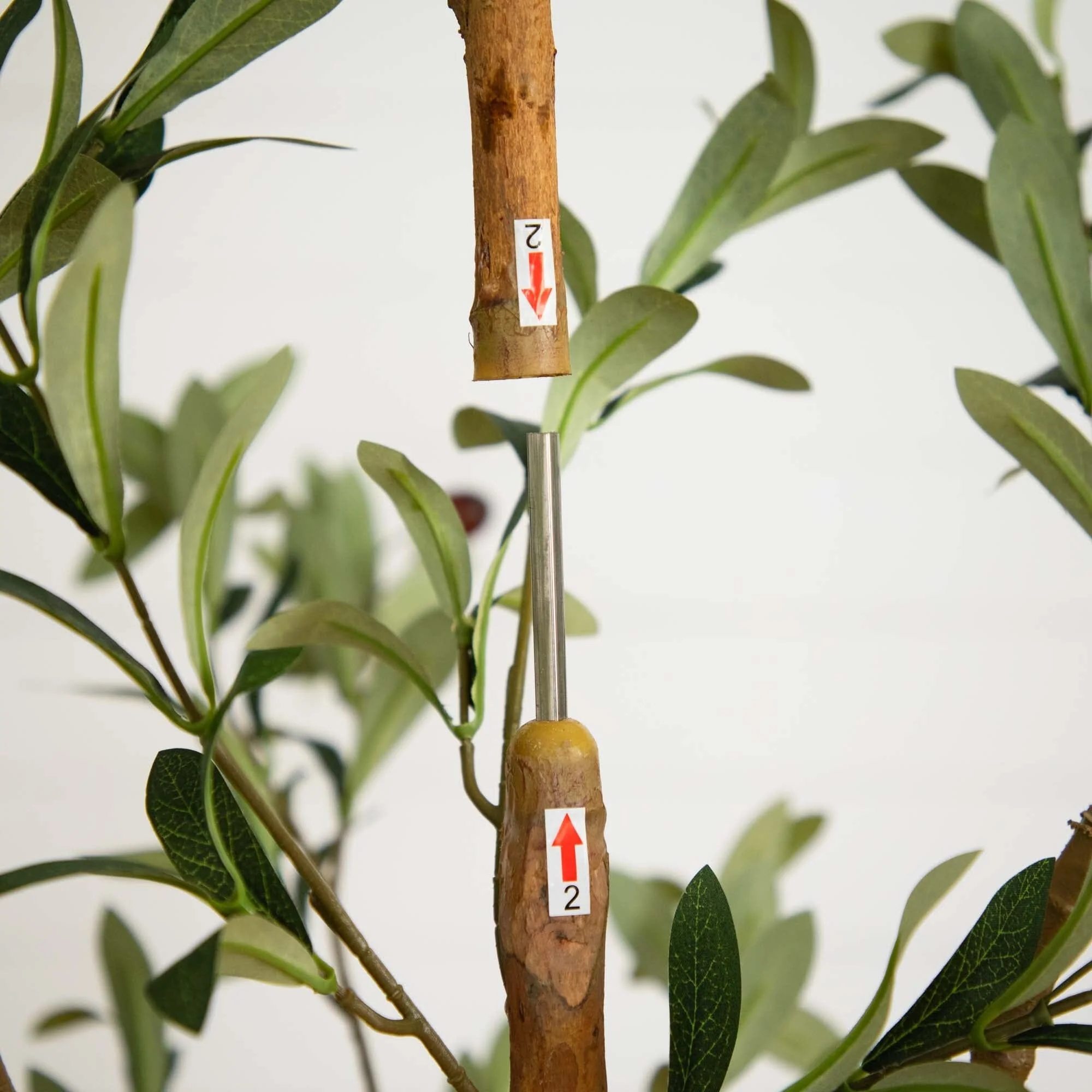 82” Artificial Olive Tree - Image 4