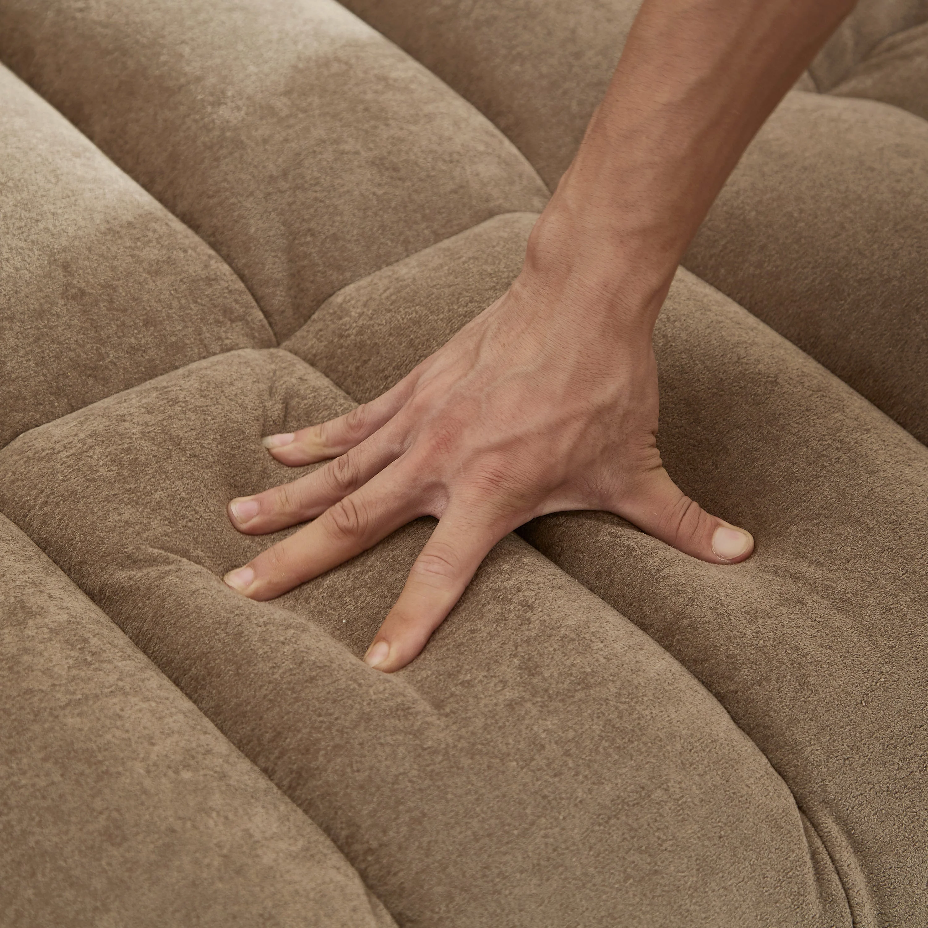 83'' Futon Sofa Bed with Adjustable Backrest and 2 Pillows - Image 11