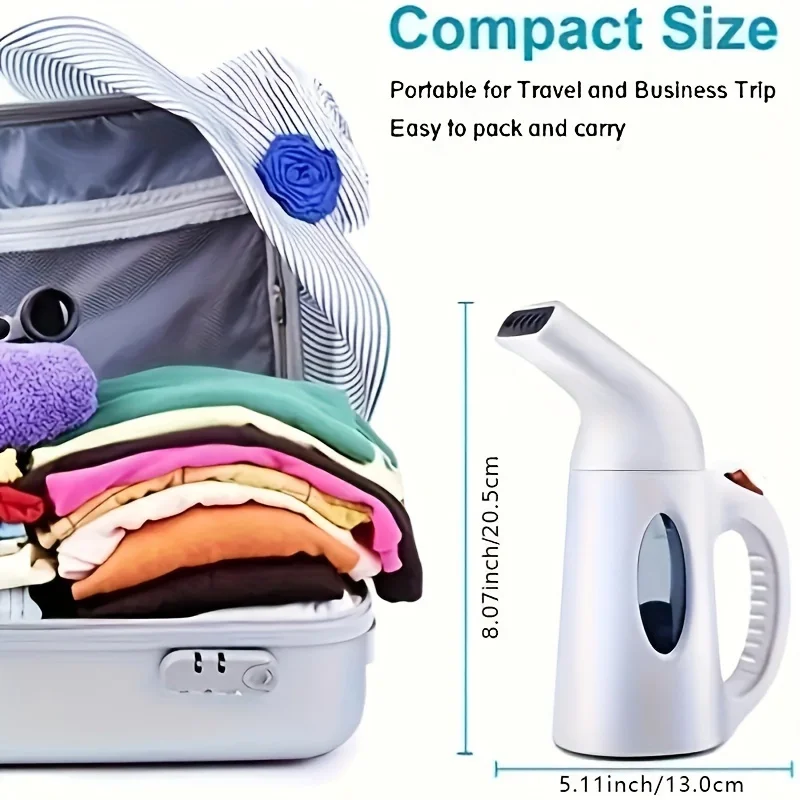 850W Foldable Handheld Garment Steamer Travel Portable Steam Iron Clothes - Image 6