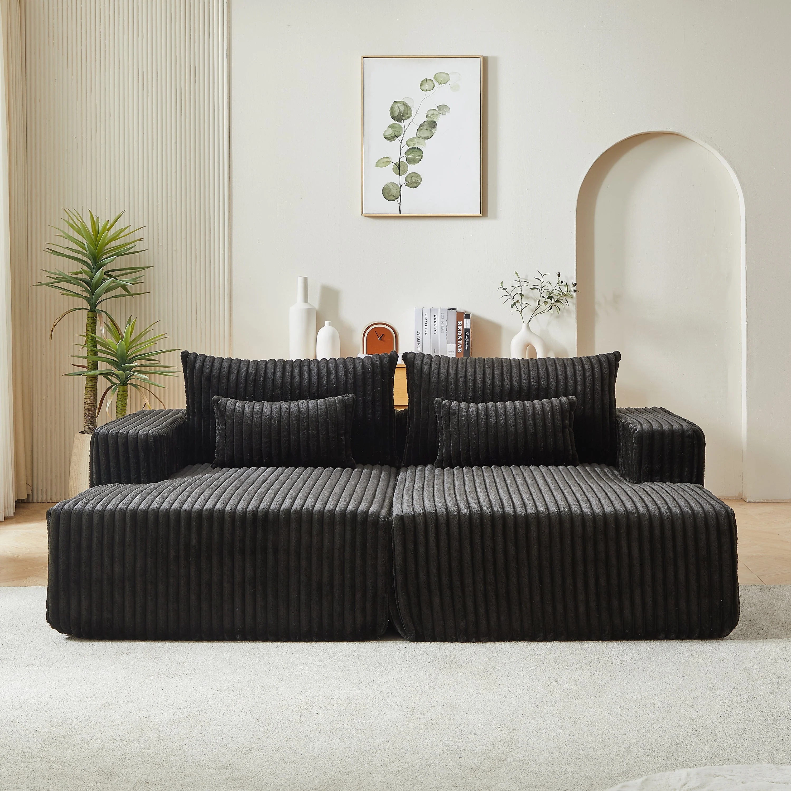 87' Oversized Sectional Lounge Chaise - Image 11