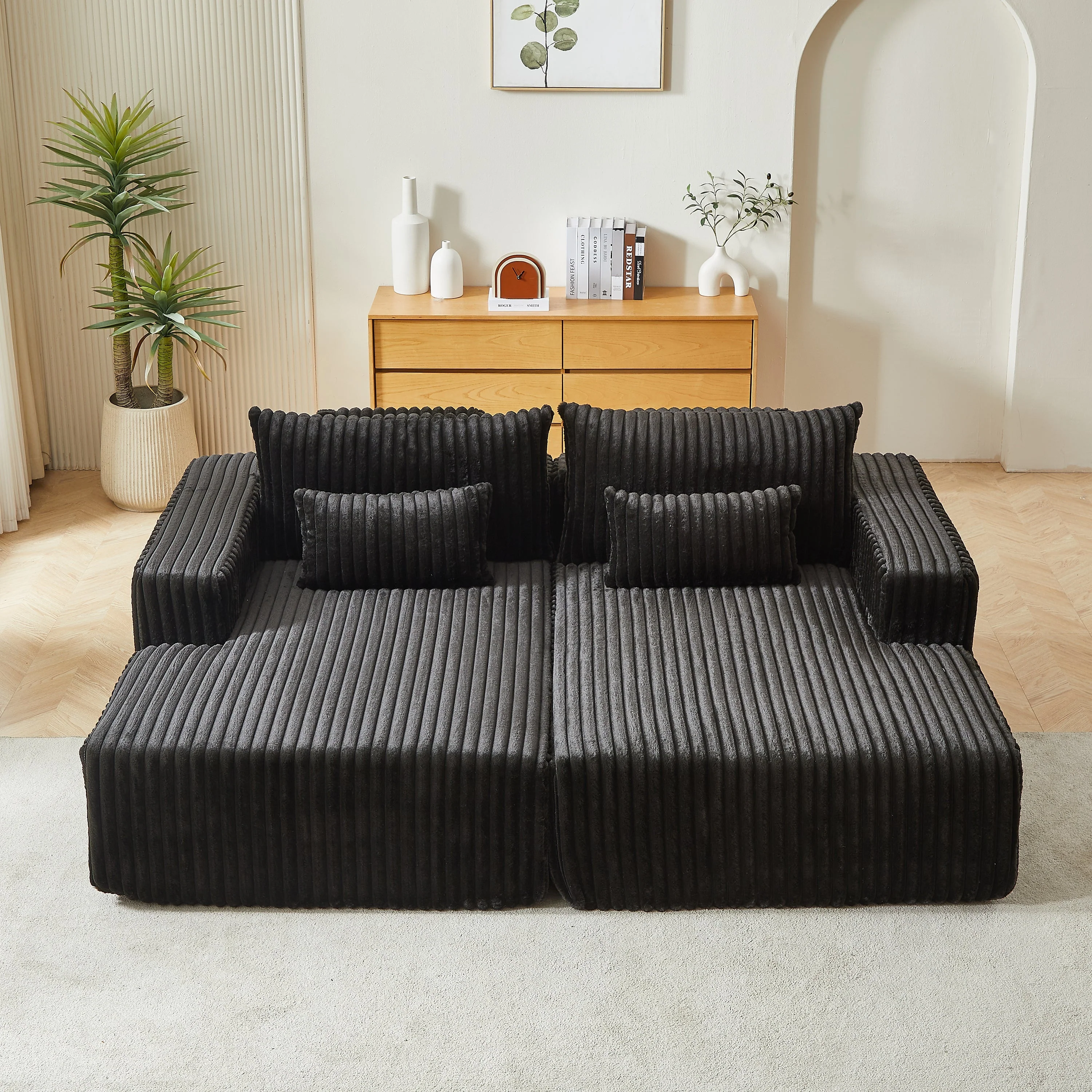 87' Oversized Sectional Lounge Chaise - Image 13