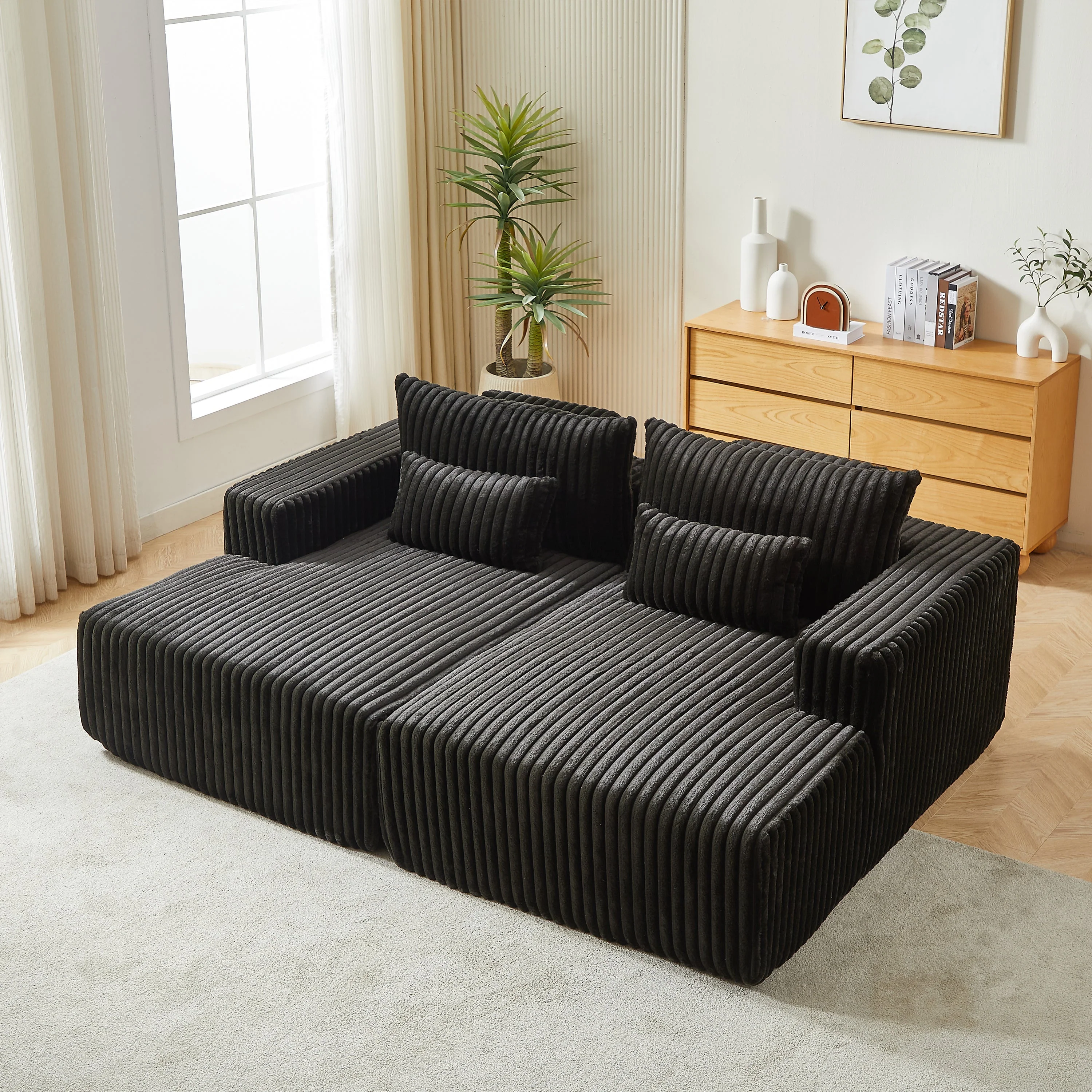 87' Oversized Sectional Lounge Chaise - Image 16