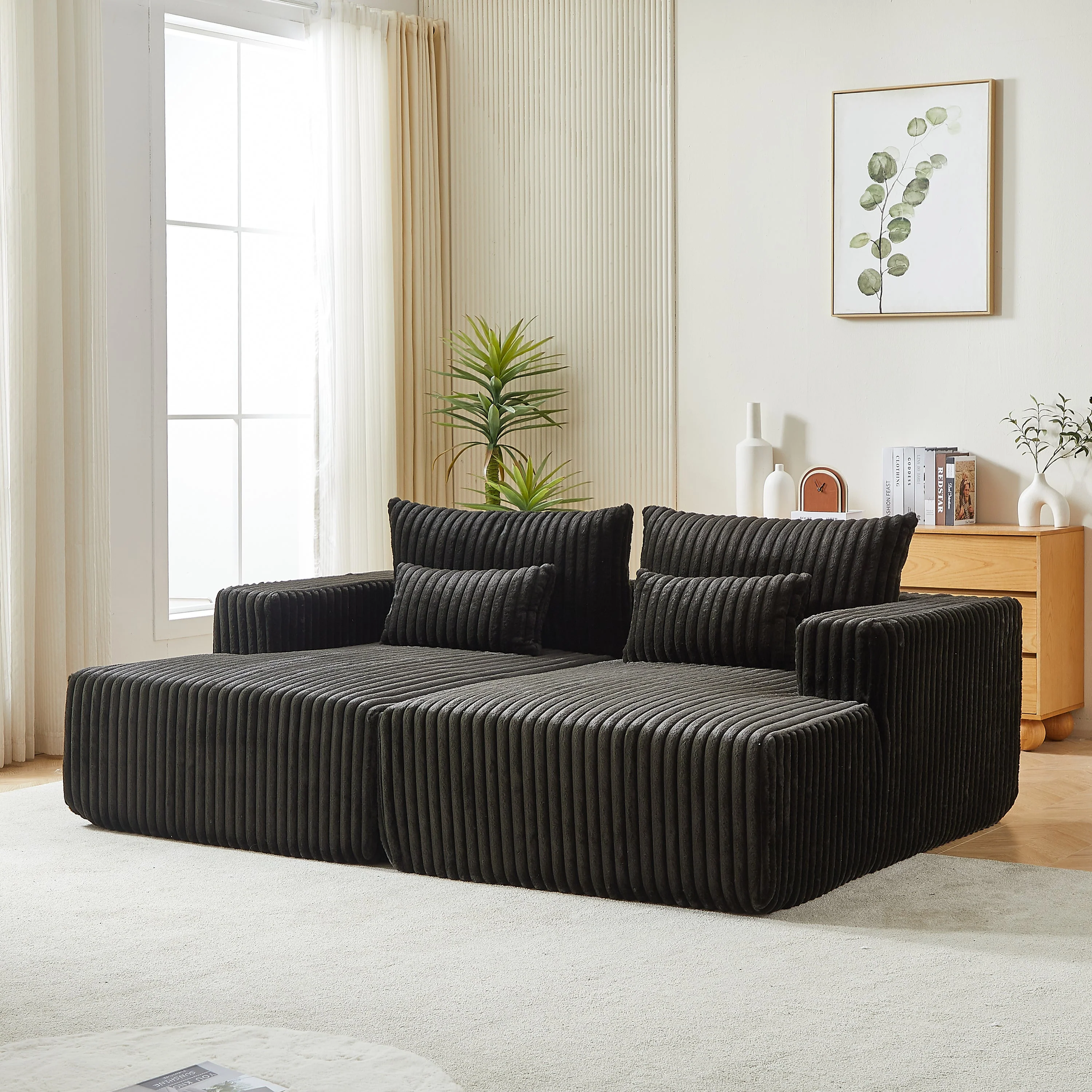 87' Oversized Sectional Lounge Chaise - Image 18