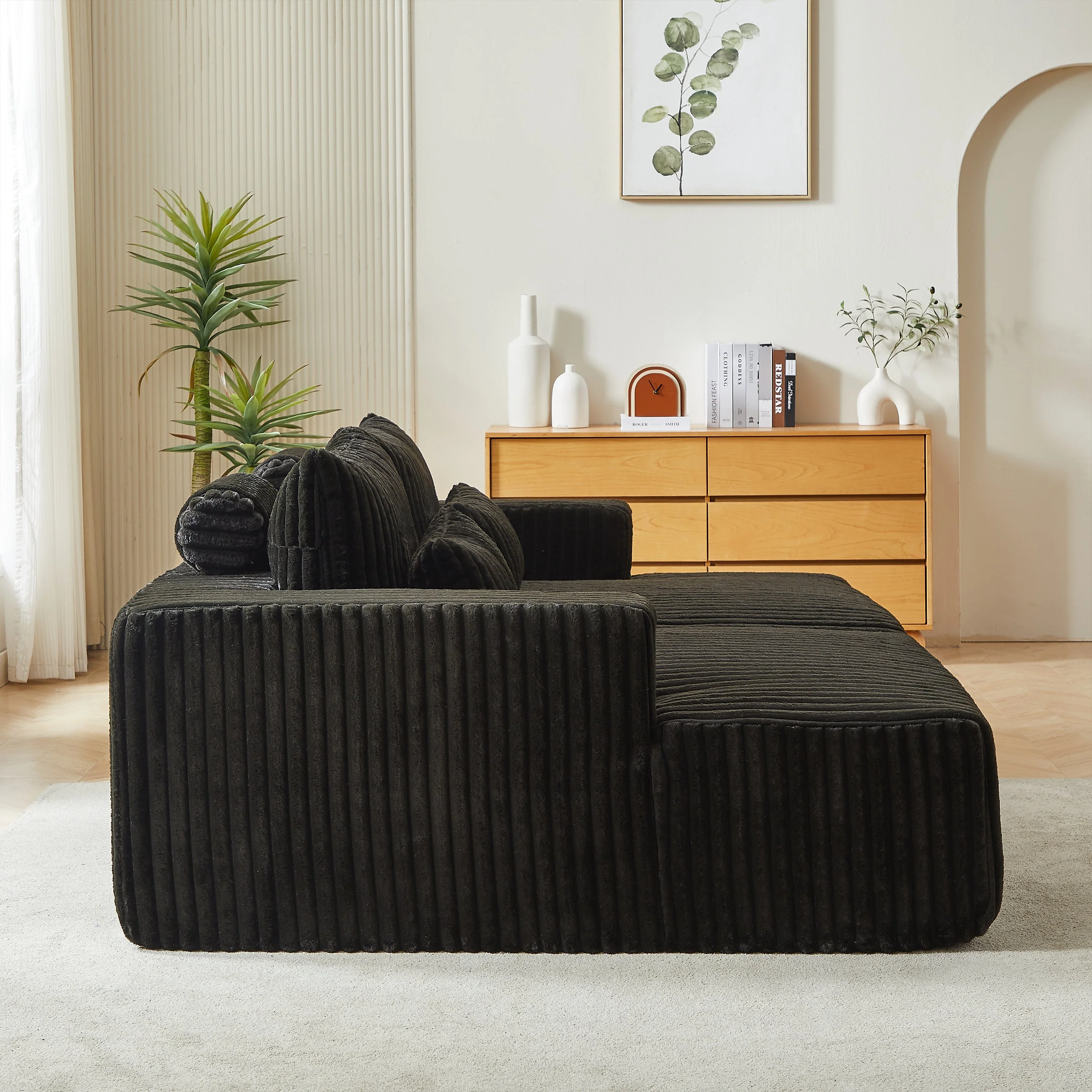 87' Oversized Sectional Lounge Chaise - Image 6