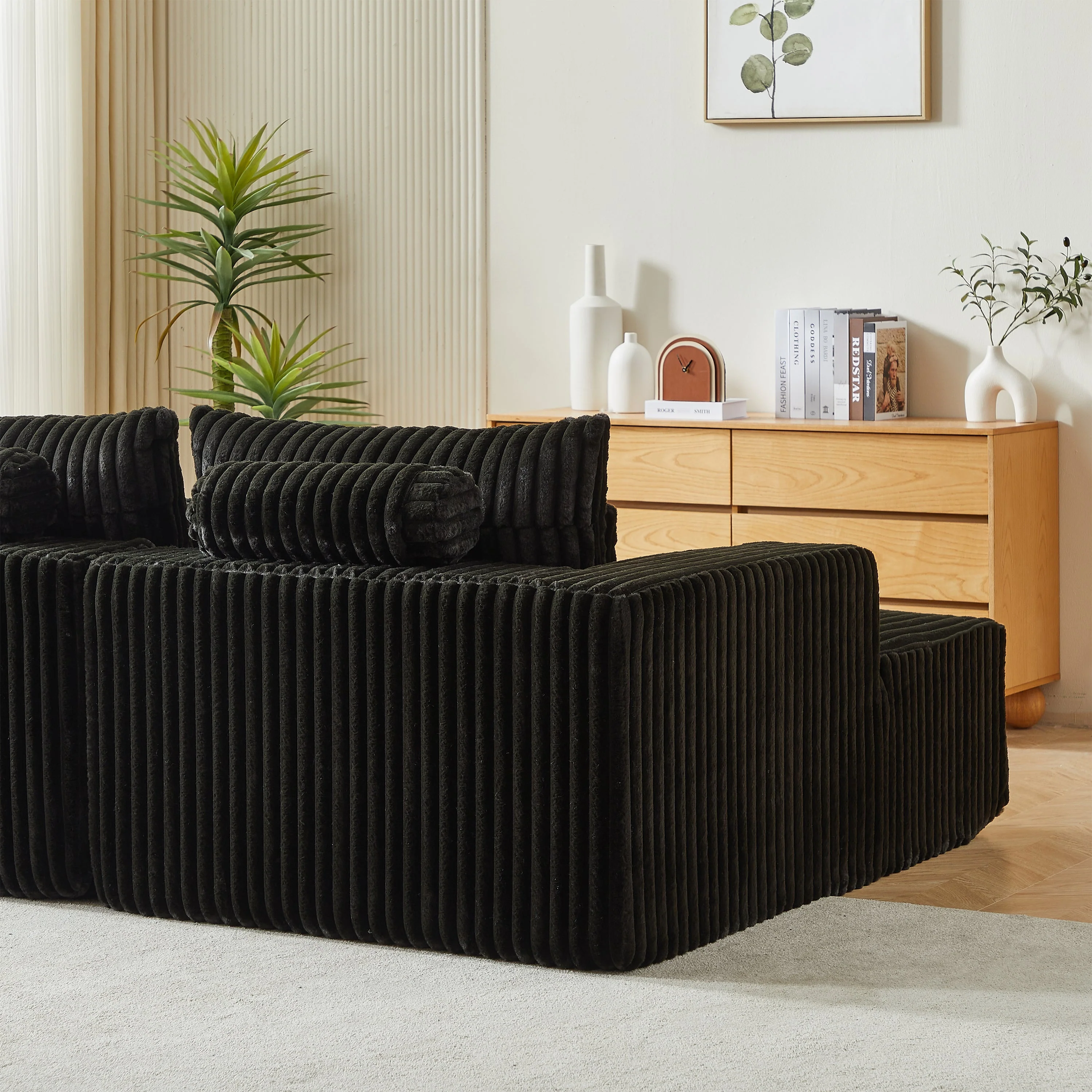 87' Oversized Sectional Lounge Chaise - Image 7