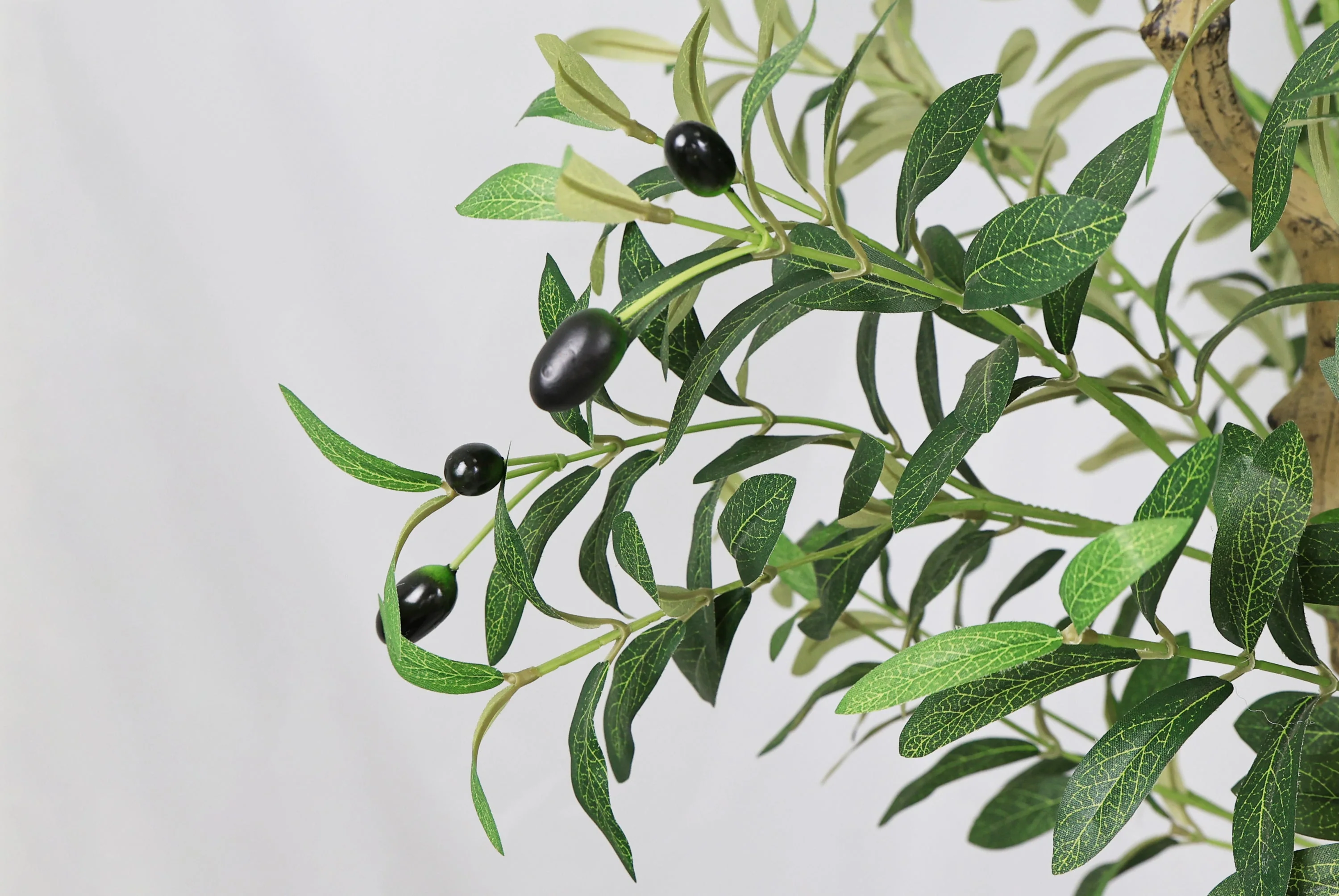 8FT Tall Artificial Olive Tree - Large Faux Potted Tree - Image 7