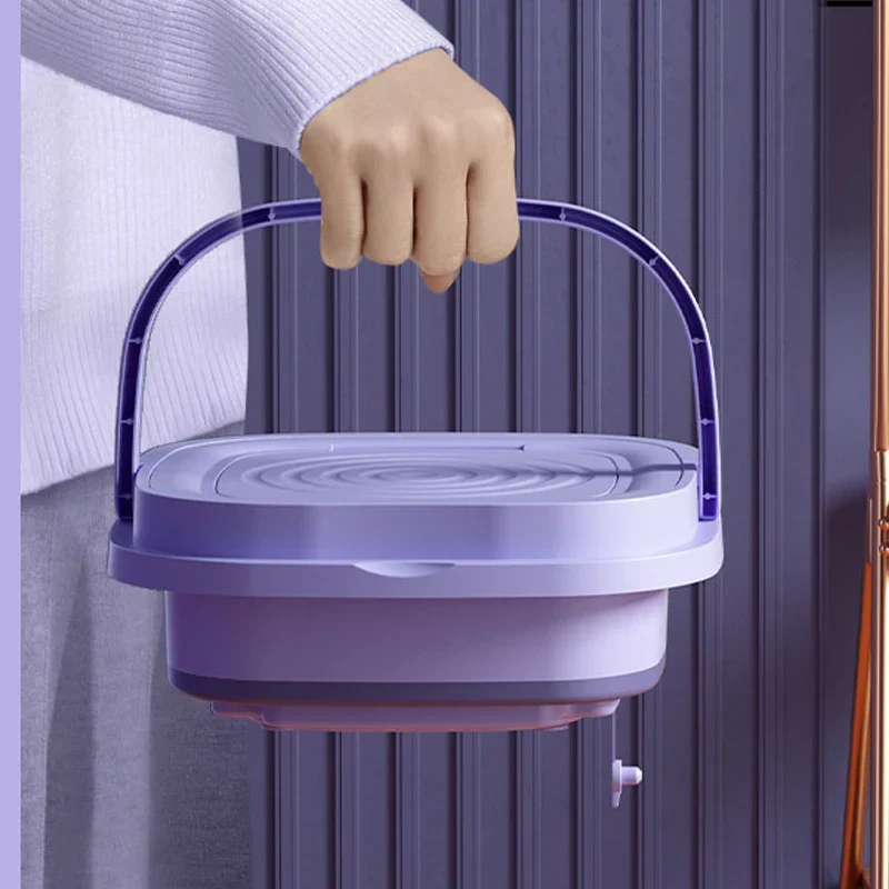 8L Portable Foldable Mini Washing Machine with Spin Dryer - Image 5