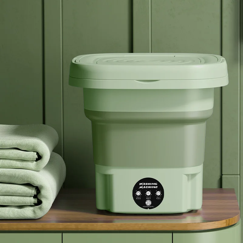 8L Portable Foldable Mini Washing Machine with Spin Dryer - Image 8