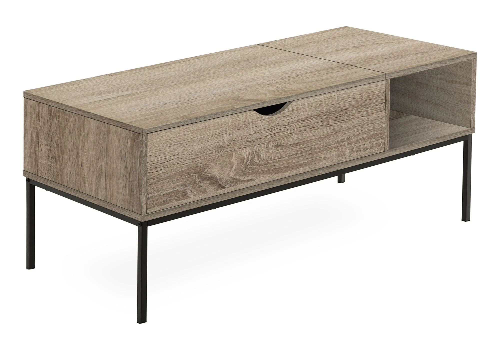 8th Street Rectangular Lift-Top Coffee Table - Image 5