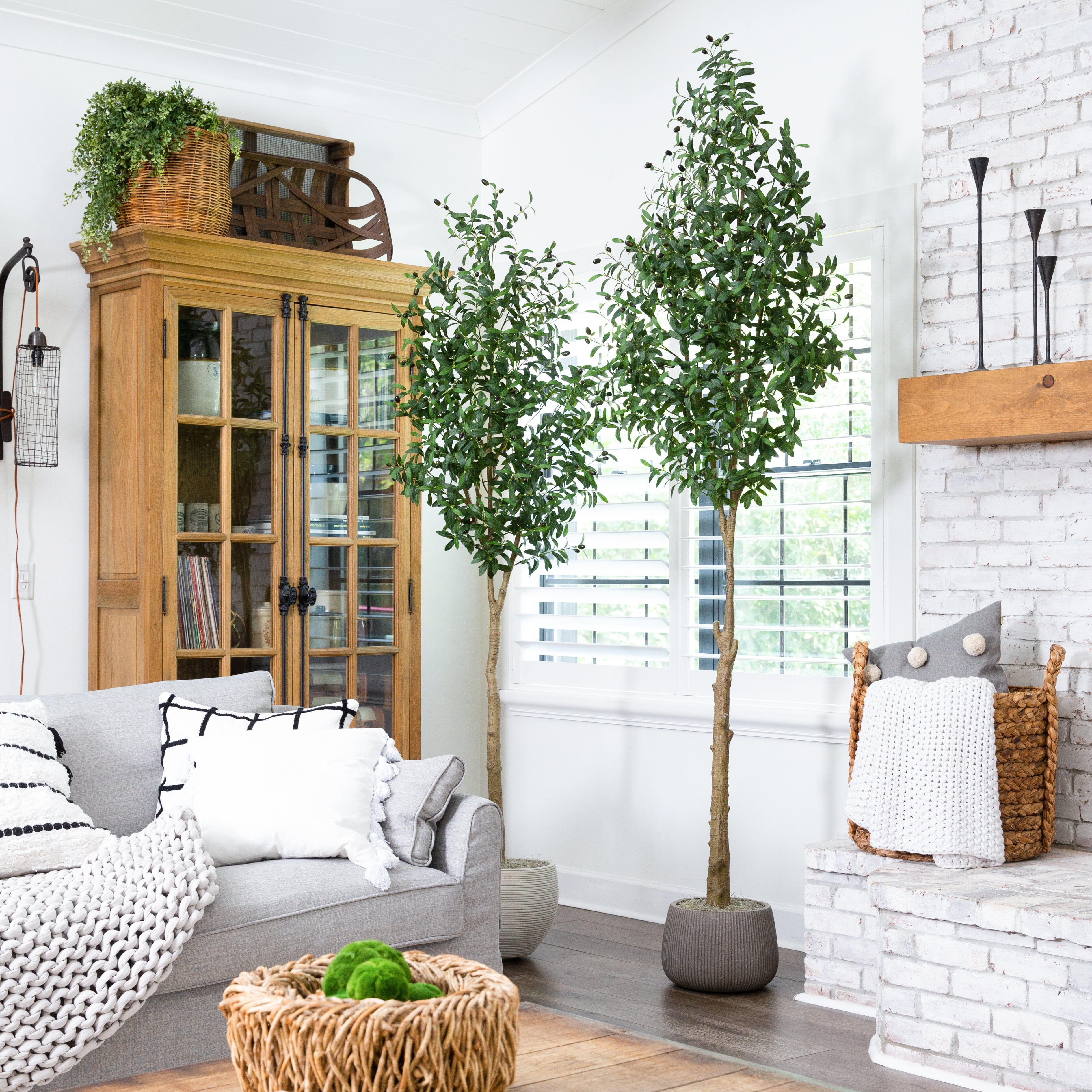 9’ Artificial Olive Tree - Image 4