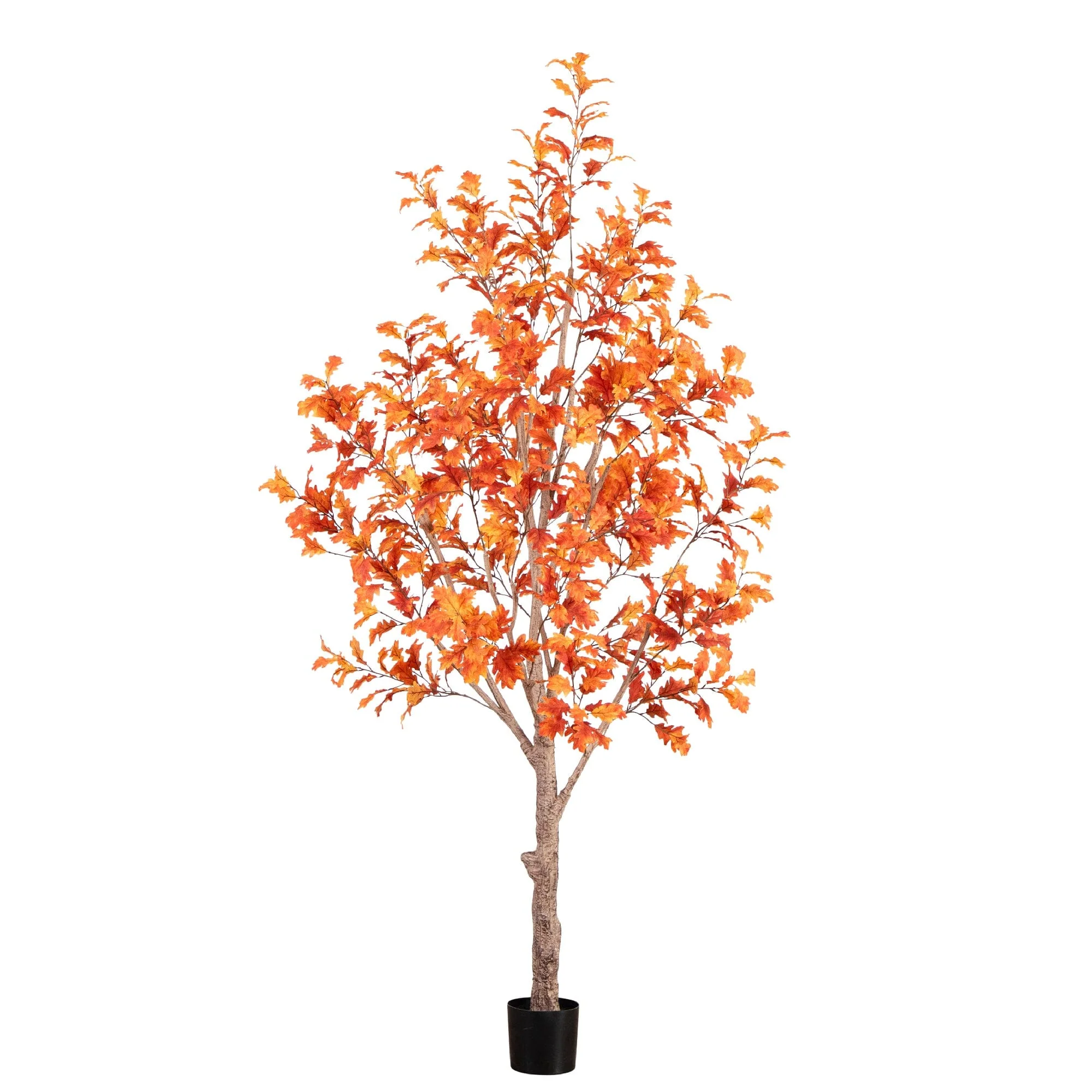 9’ Autumn Oak Artificial Fall Tree - Image 8