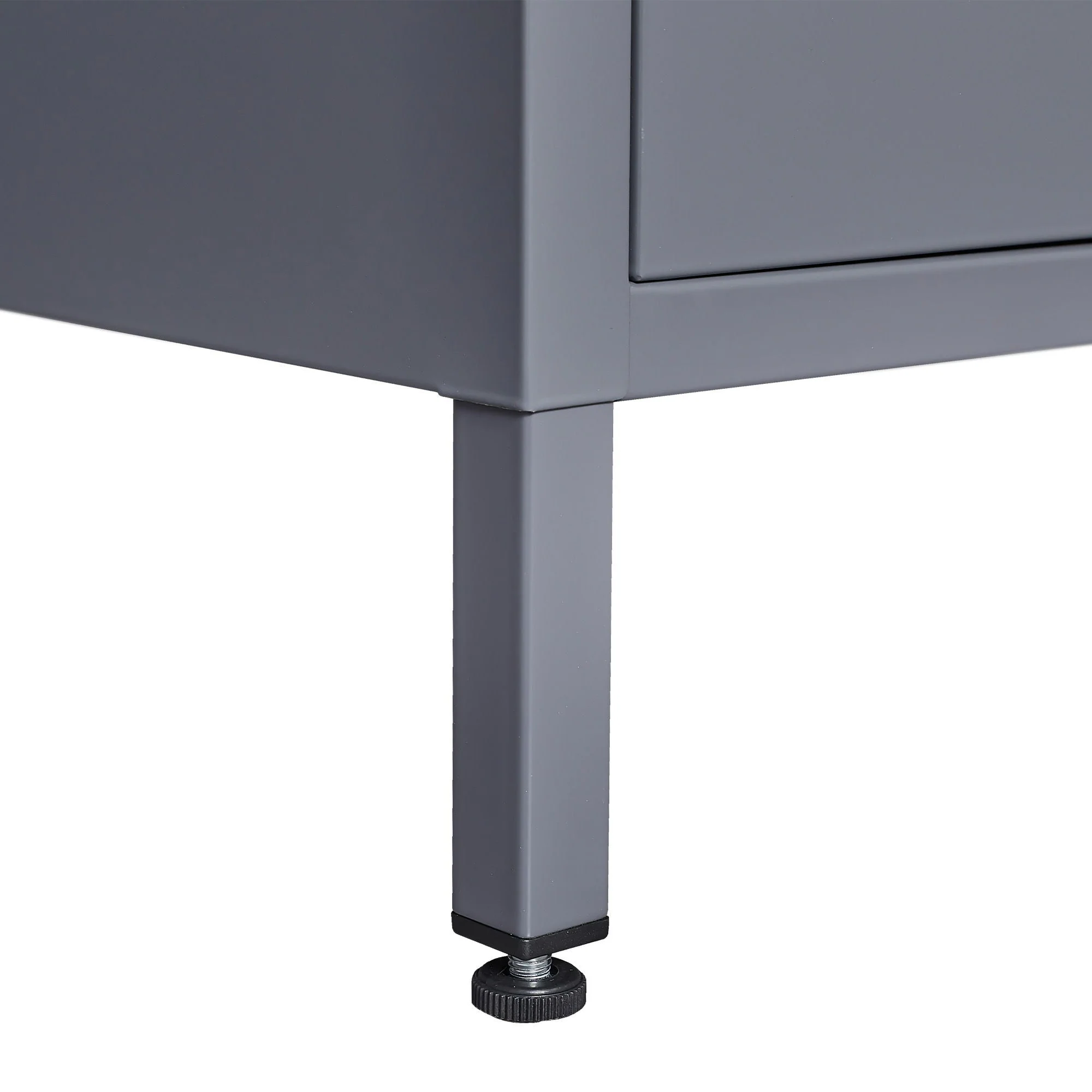 9 Door Lockers With Lock For Storage In Office, School, Gym, And Bedroom - Gray - Image 17