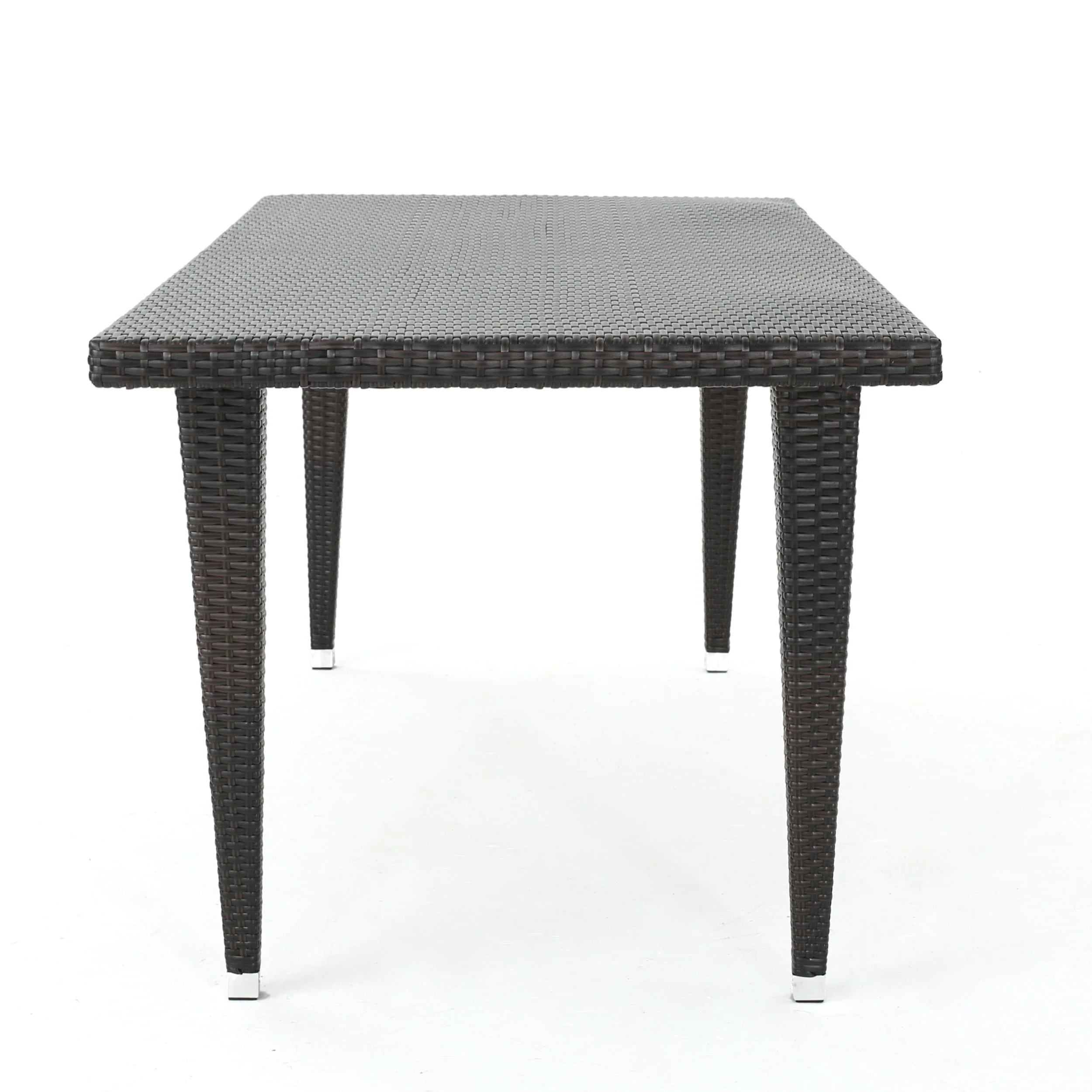 9 PCS Outdoor Wicker Dining Set - Modern Rattan Table and Chairs - Image 4