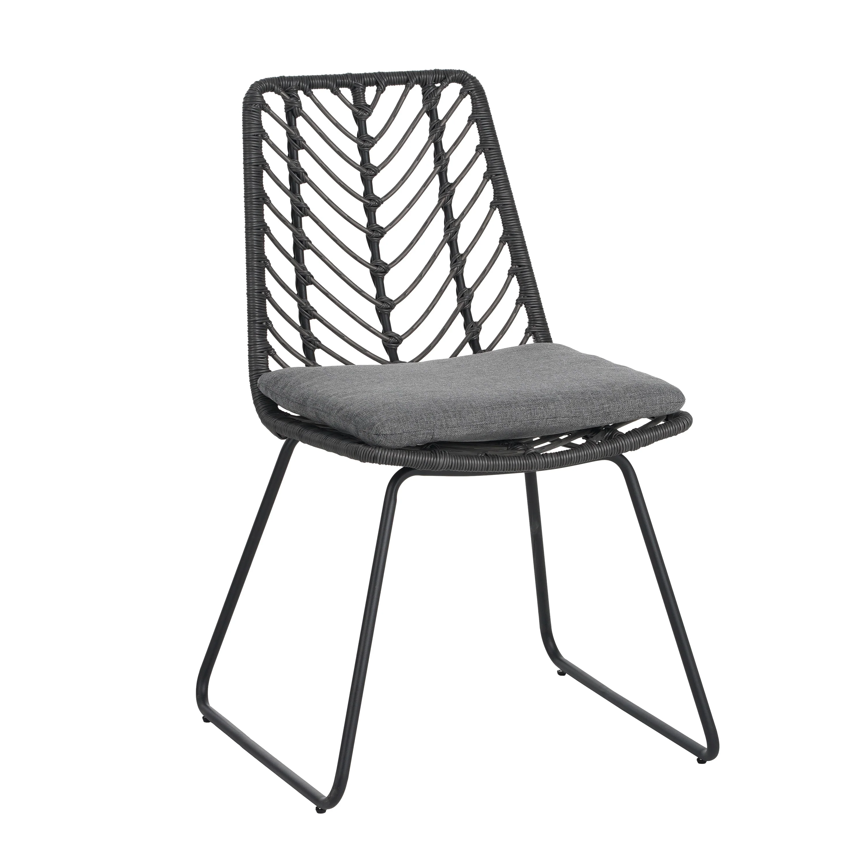 9 PCS Outdoor Wicker Dining Set - Modern Rattan Table and Chairs - Image 7