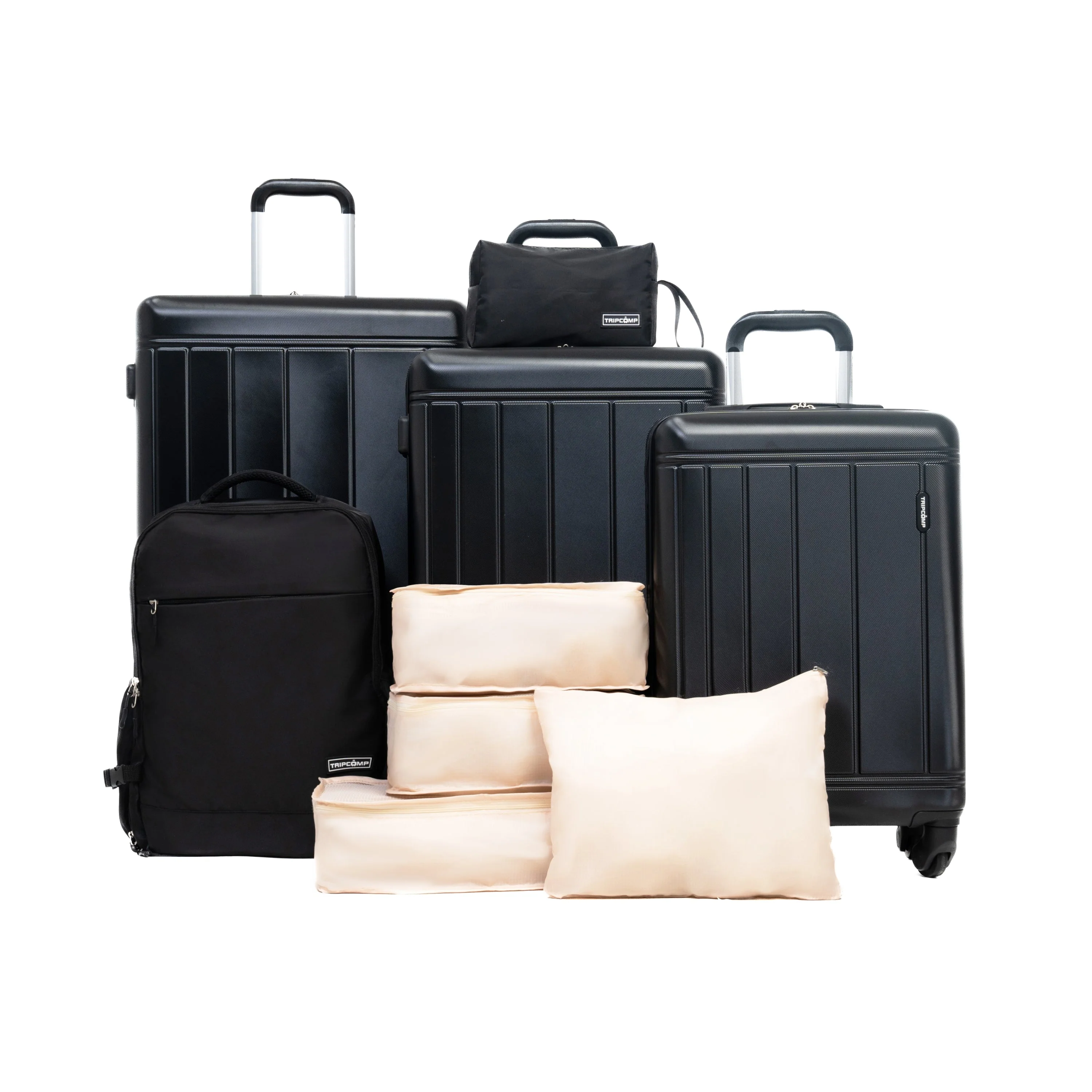 9-Piece Black Luggage Set by GigaTech with TSA Lock - Image 16