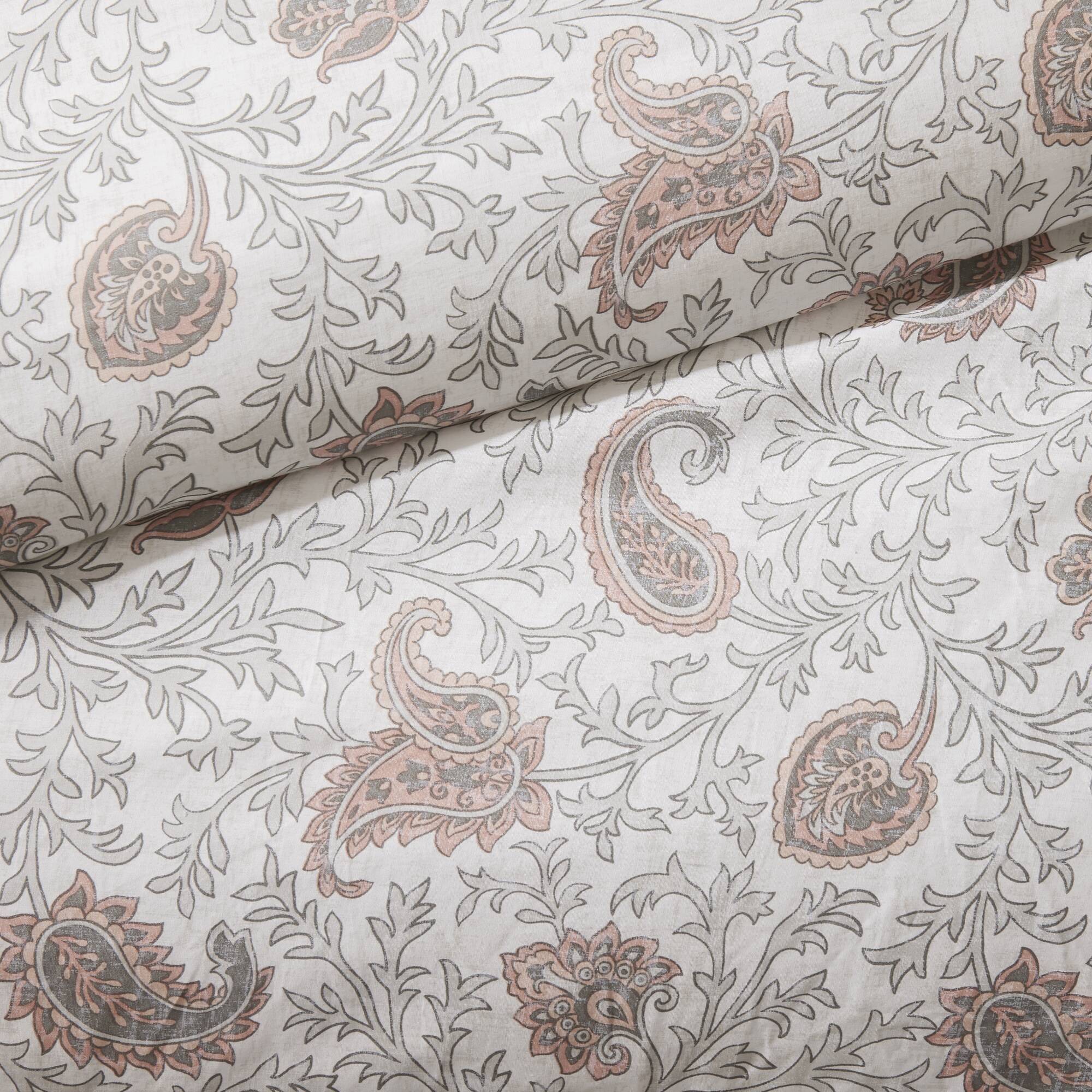 9 Piece Cotton Percale Comforter Set Blush - Image 36