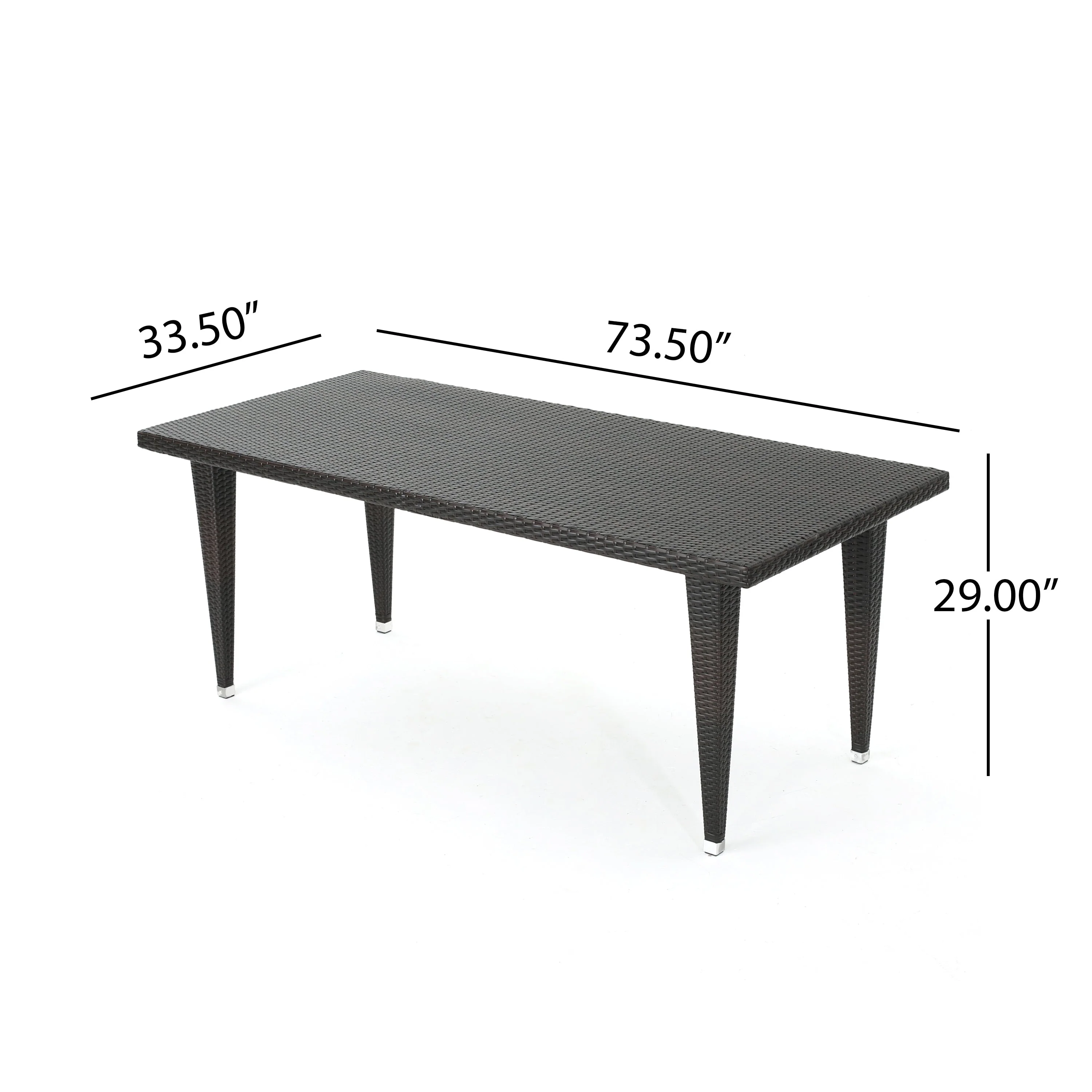 9-Piece Outdoor Wicker Dining Set for Patio - Image 5