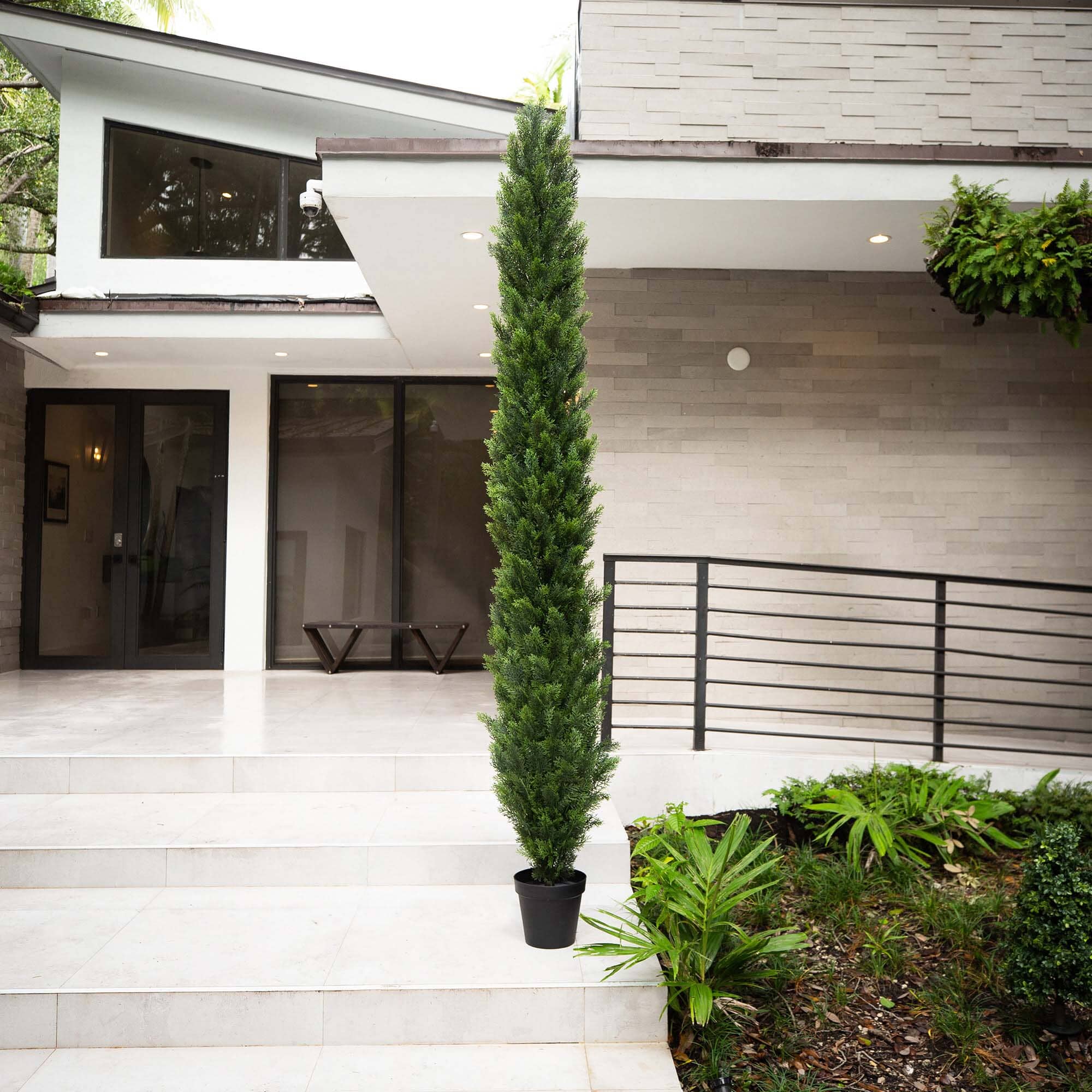 9' UV Resistant Artificial Cedar Pine Tree (Indoor/Outdoor) - Image 3