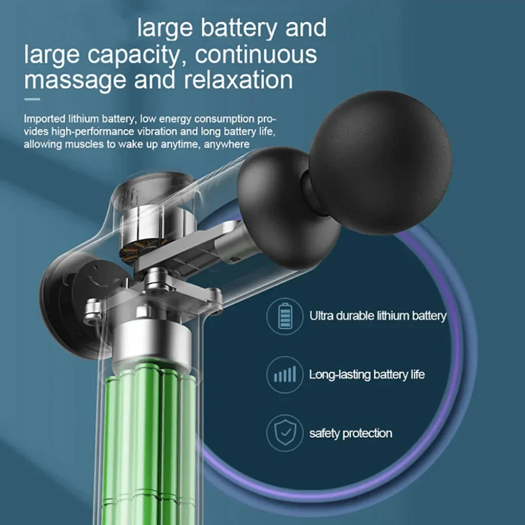 99 Speed Muscle Massage Gun for Neck Back Deep Tissue Percussion Fitness Tool - Image 3