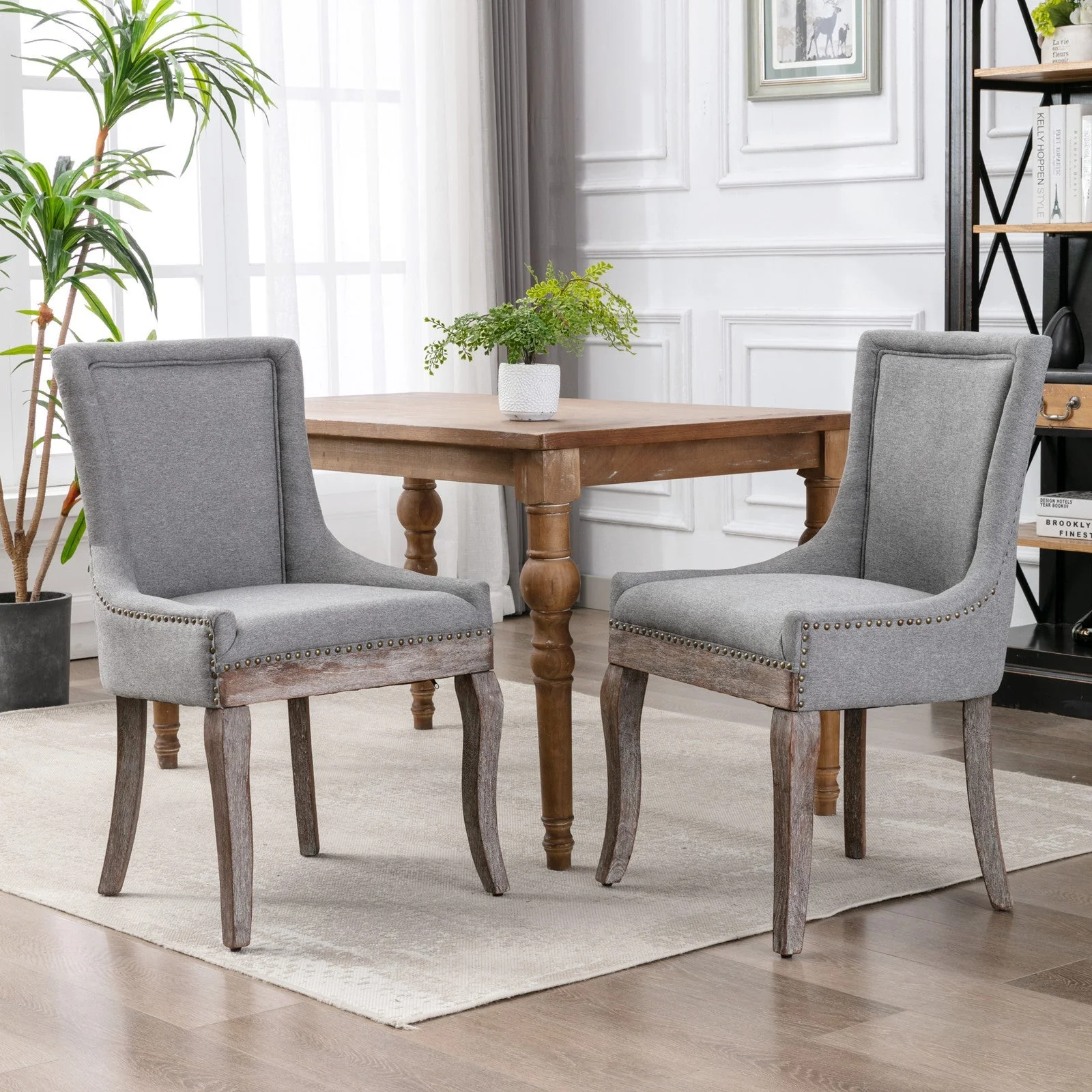 A&A Furniture Ultra Side Dining Chair Set of 2 - Image 2