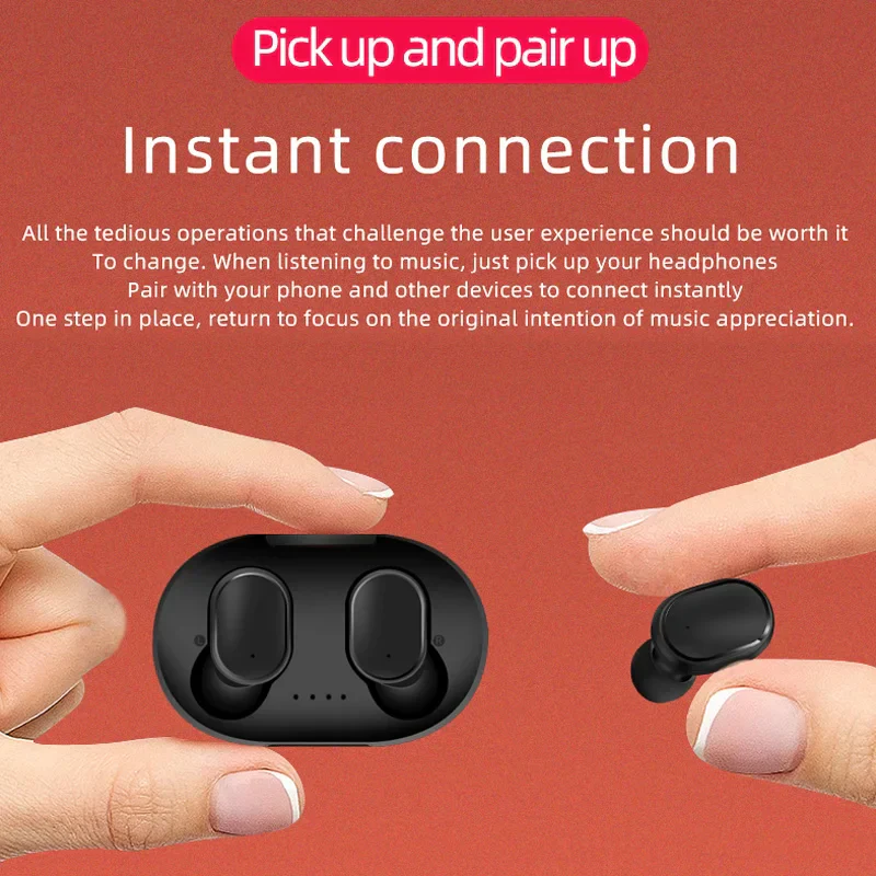 A6S TWS Wireless Earbuds Bluetooth Earphones with Stereo Sound for Sports and Daily Use - Image 5