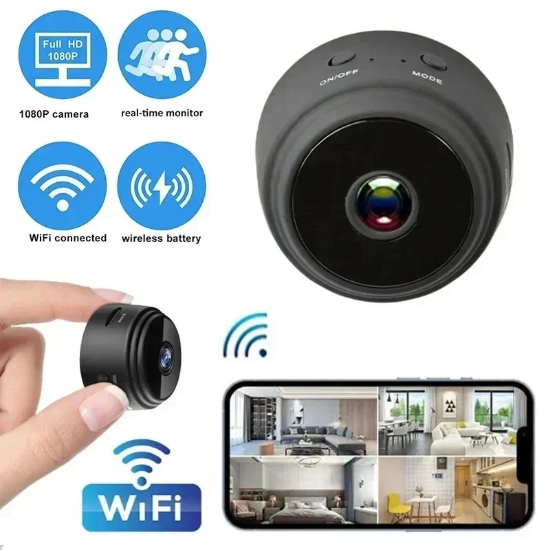 A9 HD WiFi Security Camera Smart Home Monitor Wireless Video Surveillance Cam - Image 2