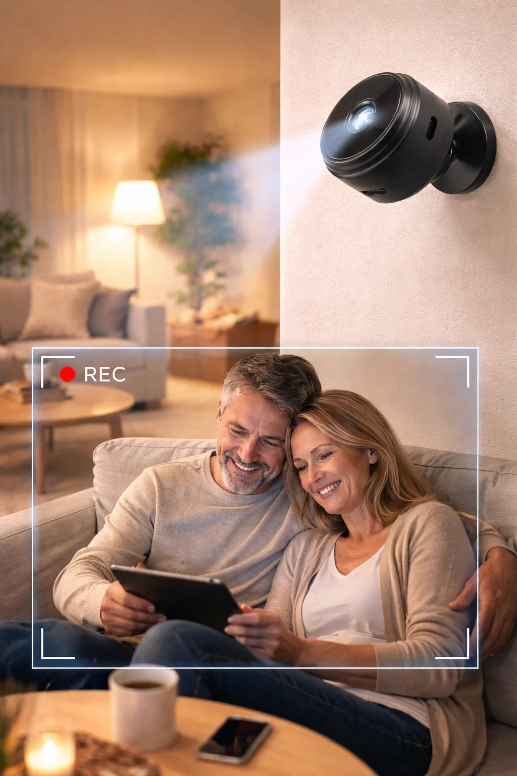 A9 HD WiFi Security Camera Smart Home Monitor Wireless Video Surveillance Cam - Image 4