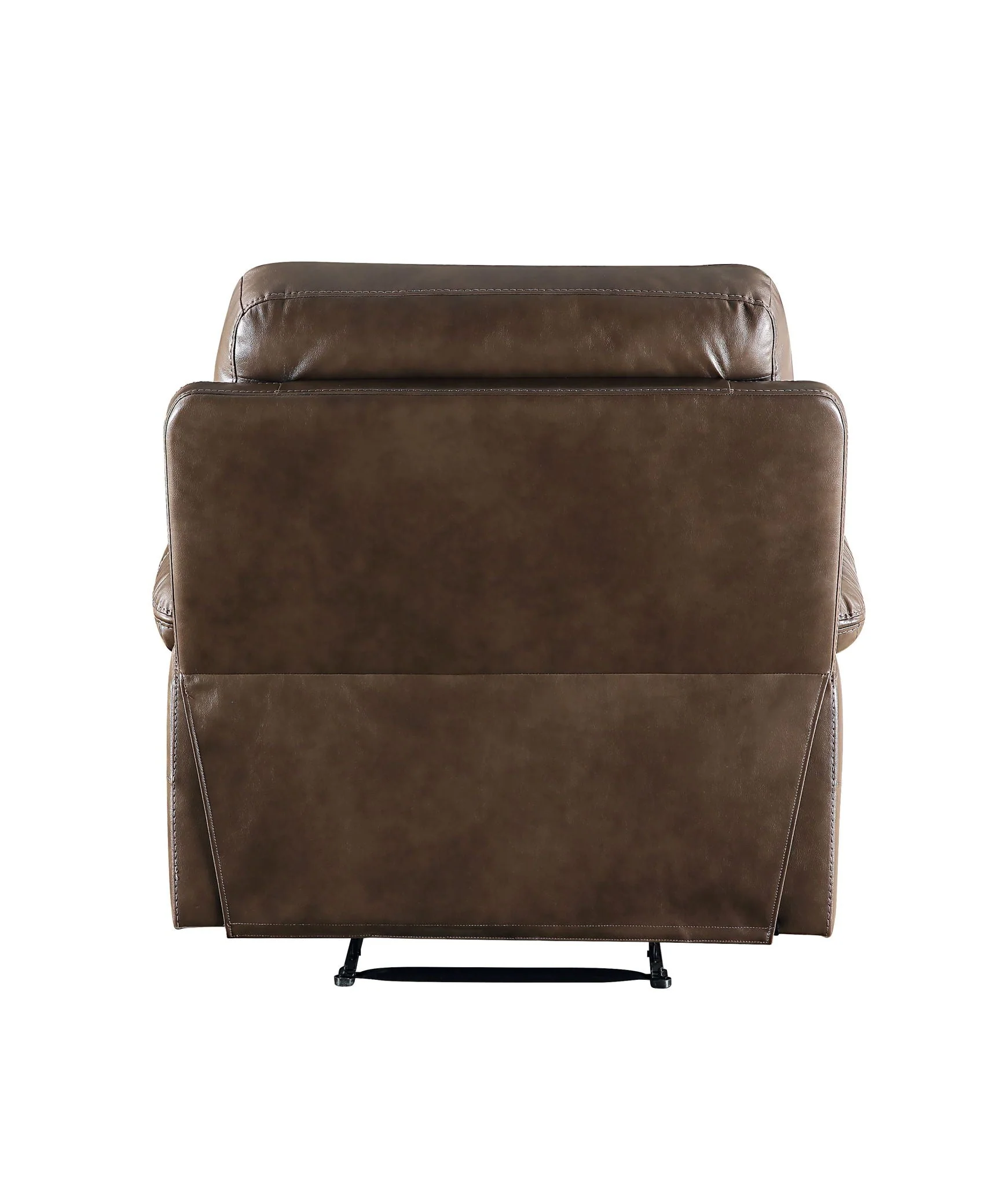 Aashi - Leather Gel Match Recliner Chair - Brown - Image 4