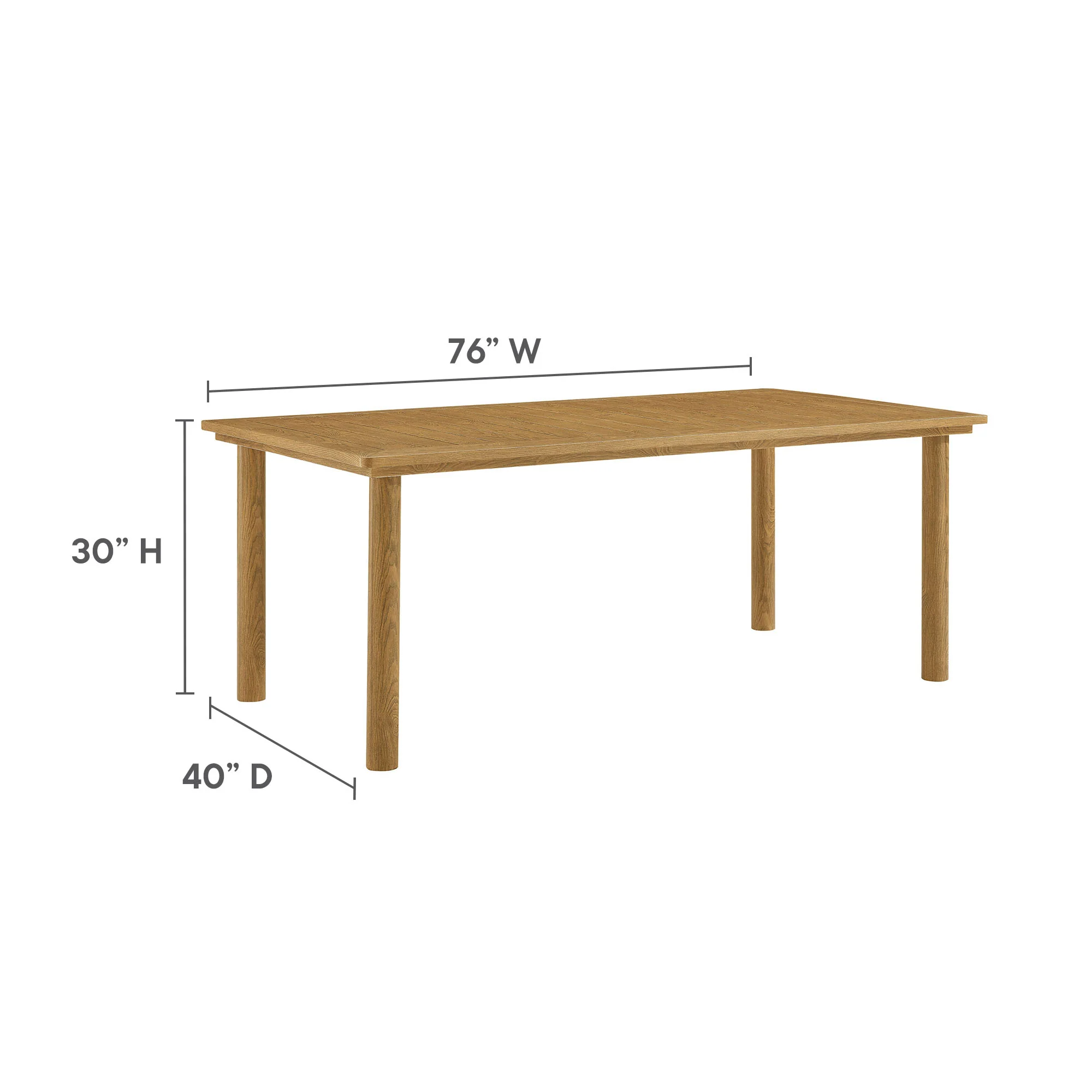 Abacus 7-Piece Rectangular Outdoor Patio Aluminum Dining Table Set with Rattan Armchairs - Image 14