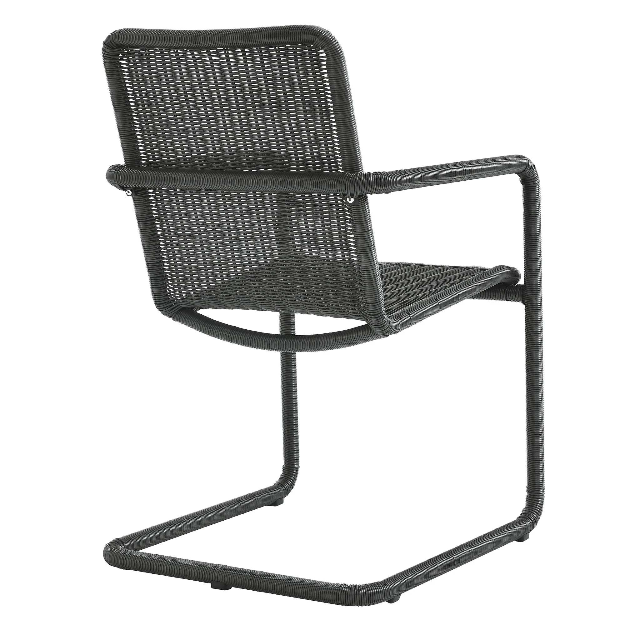 Abacus Outdoor Patio Wicker Dining Chairs Set of 2 by Modway - Image 6