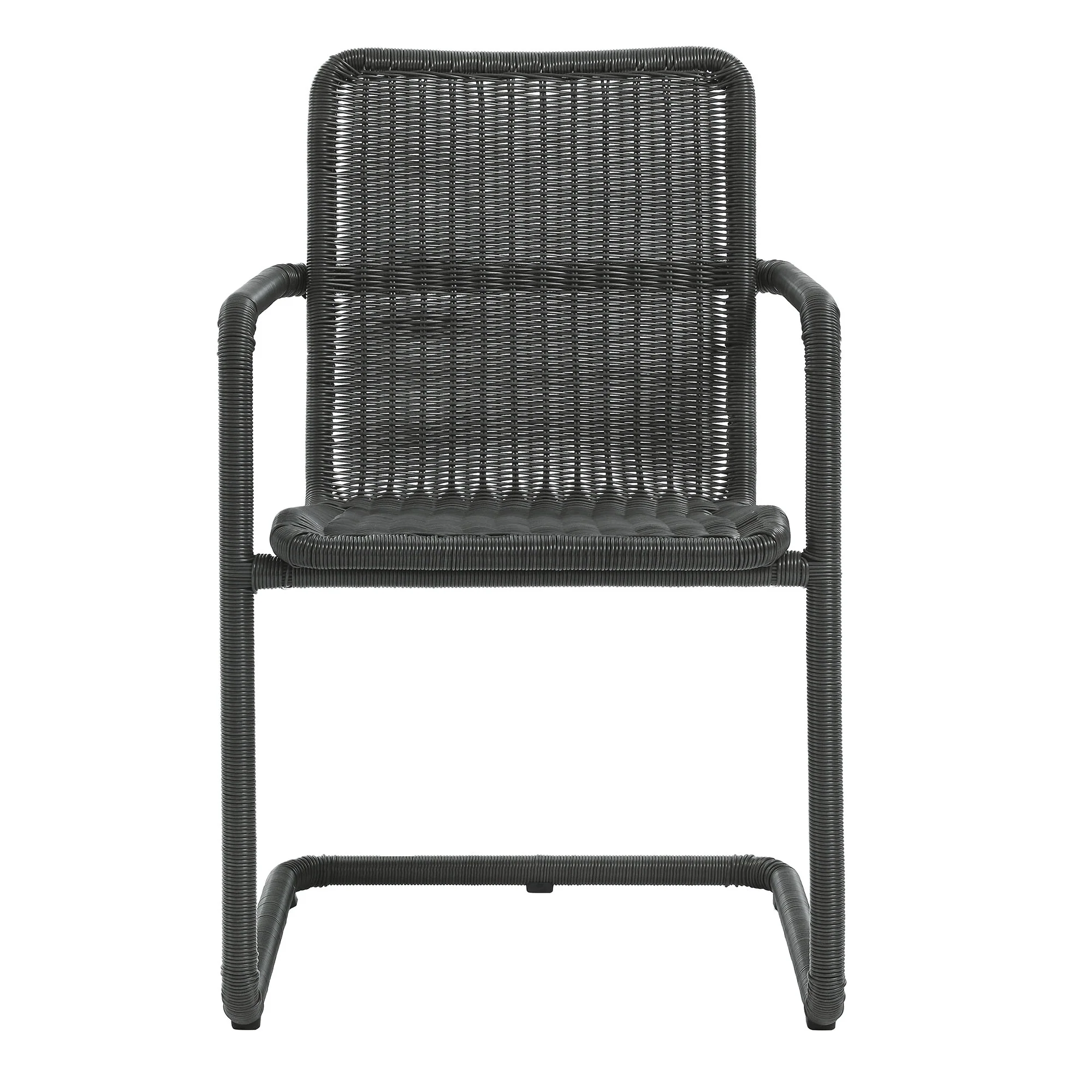 Abacus Outdoor Patio Wicker Dining Chairs Set of 2 by Modway - Image 7