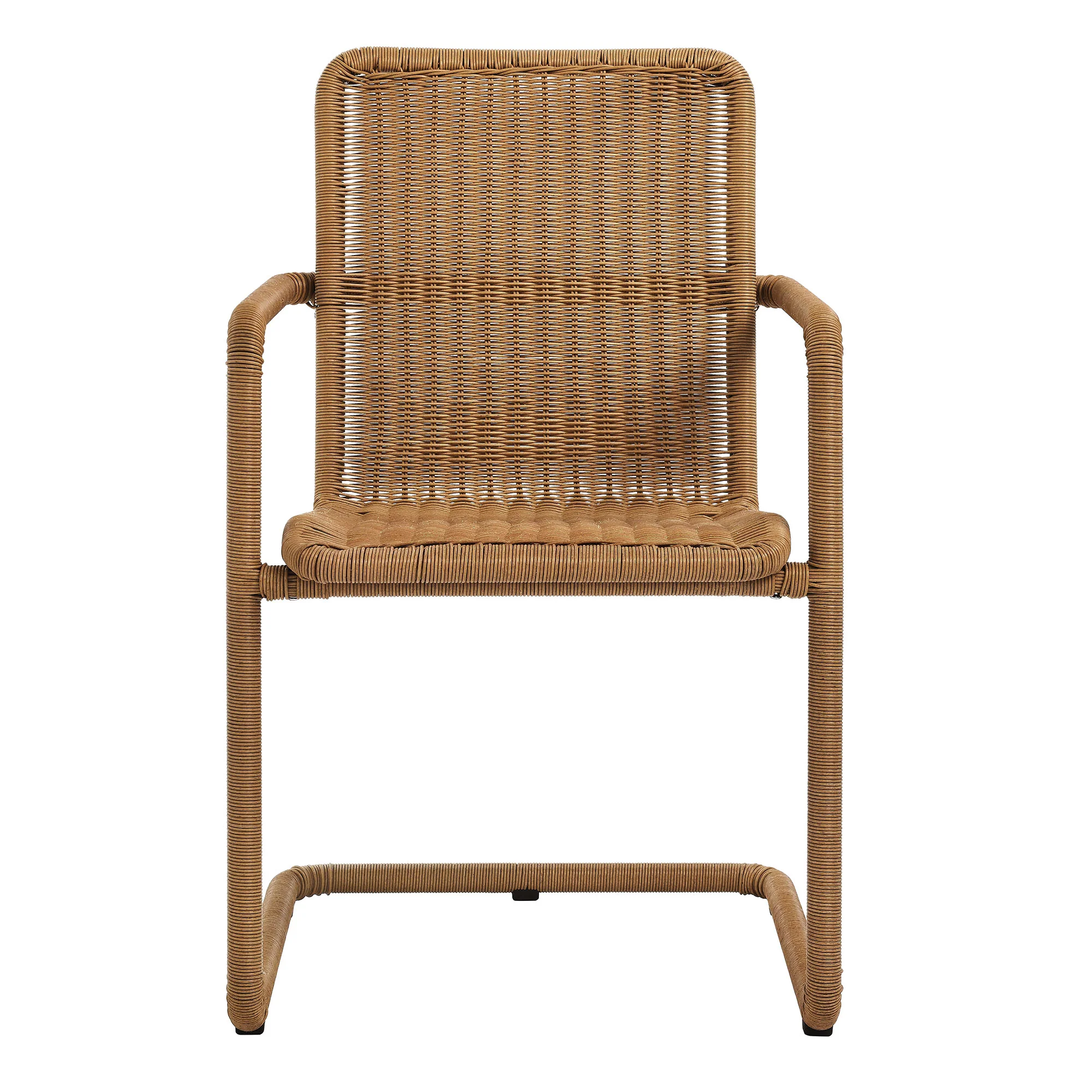 Abacus Outdoor Patio Wicker Dining Chairs Set of 2 by Modway - Image 8