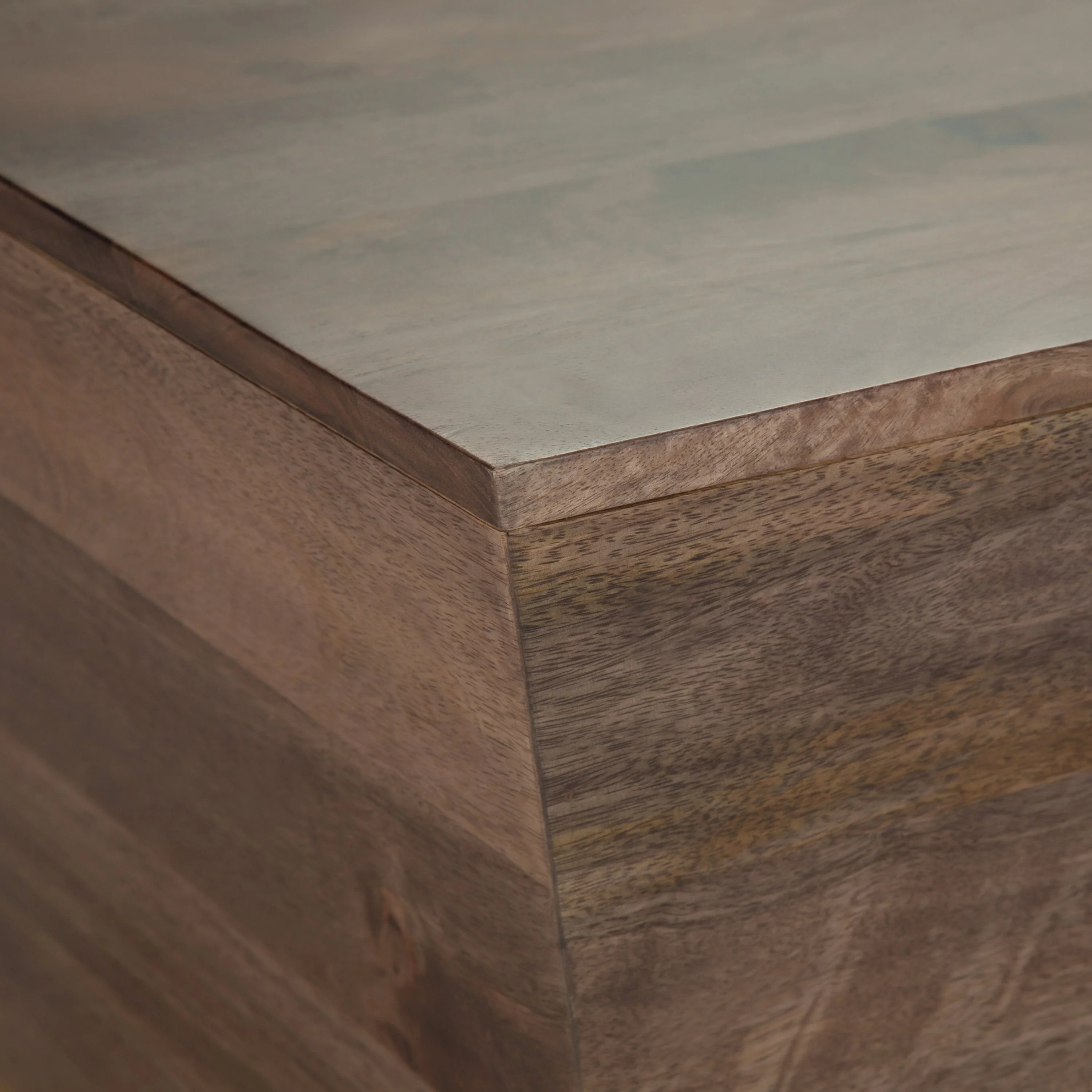 Abba Square Coffee Table - Dark Brown - Image 2